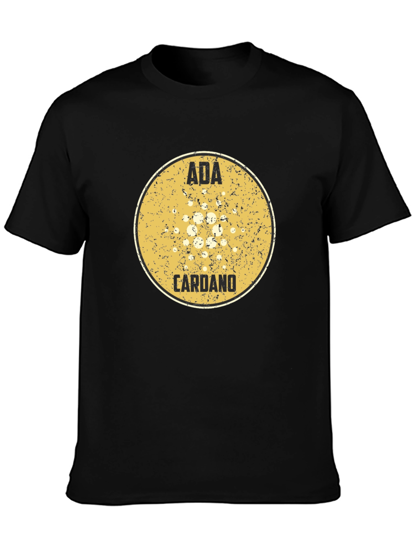 ADA Cardano Black T-Shirt - Crypto Fan Apparel