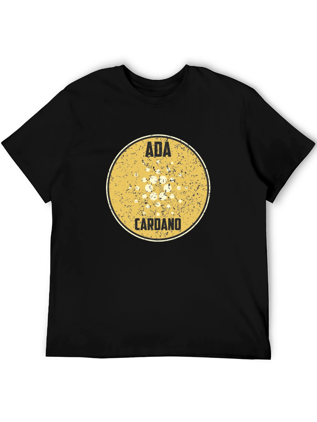 ADA Cardano Black T-Shirt - Crypto Fan Apparel