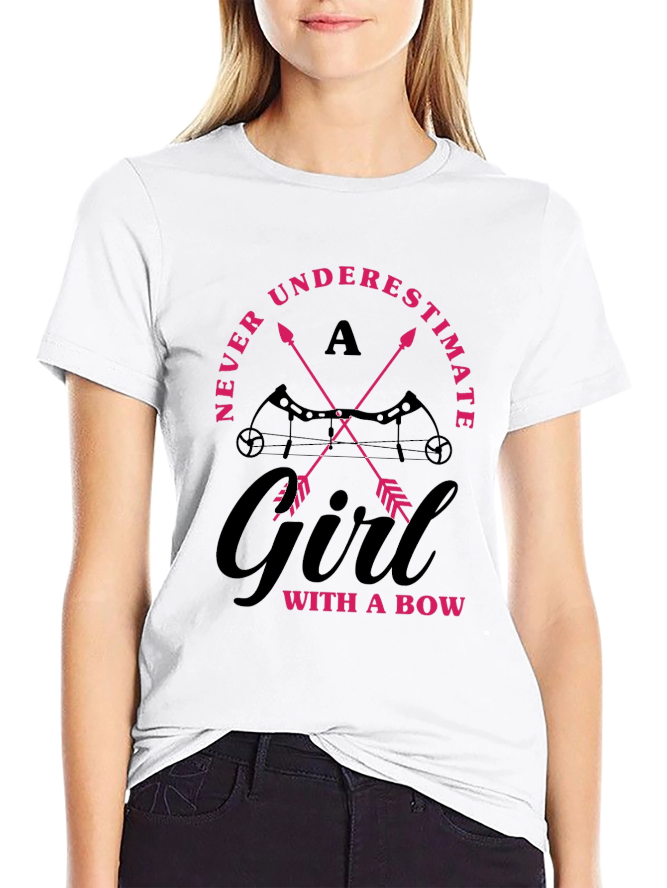Archery Girl T-Shirt: Never Underestimate
