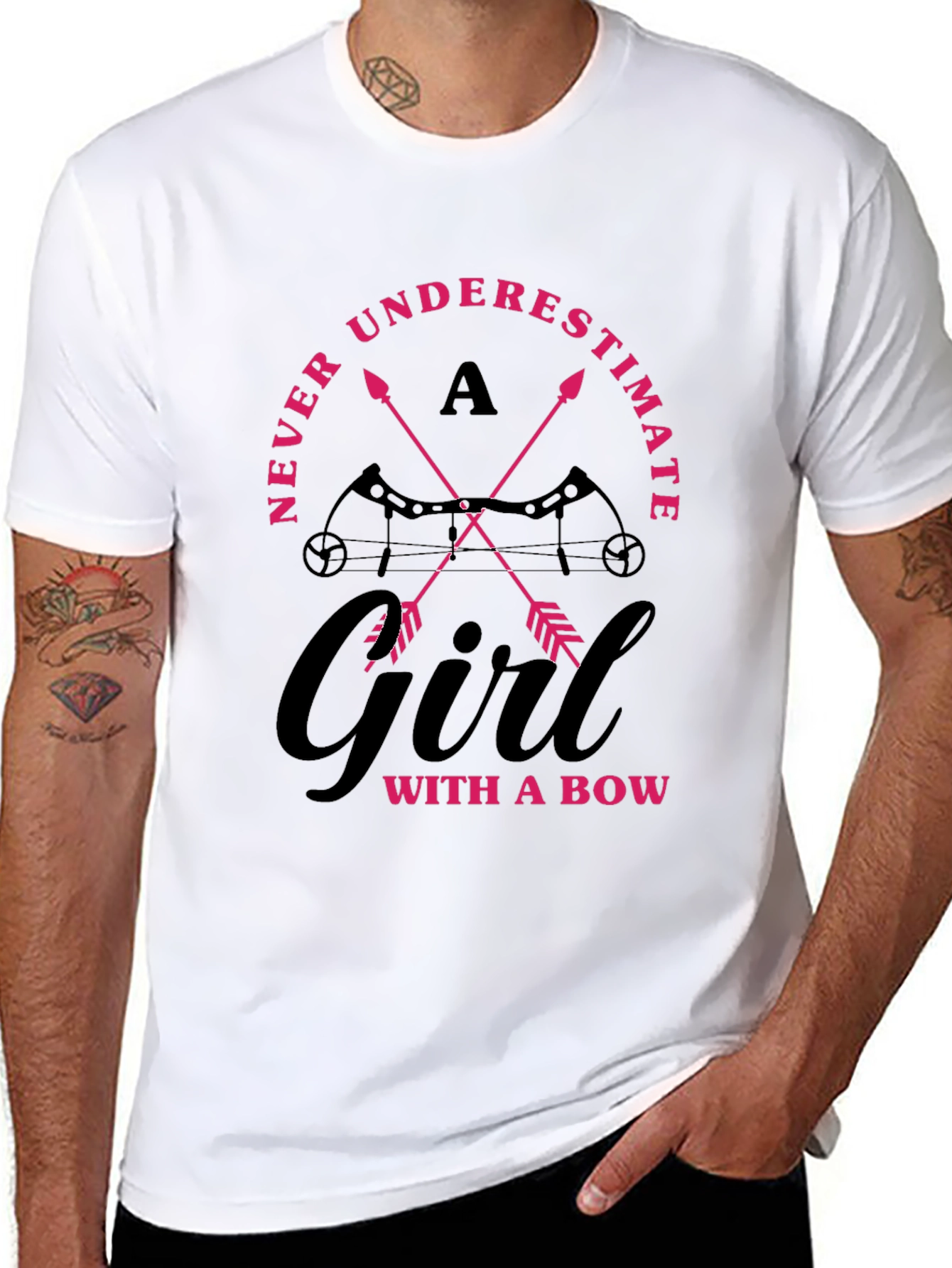 Archery Girl T-Shirt: Never Underestimate