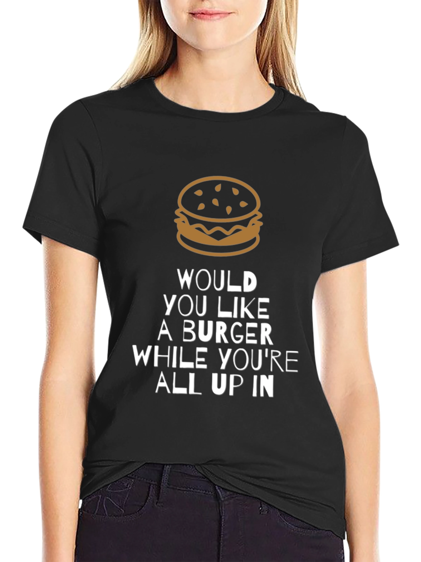 Burger Graphic T-Shirt - Funny Mens Tee
