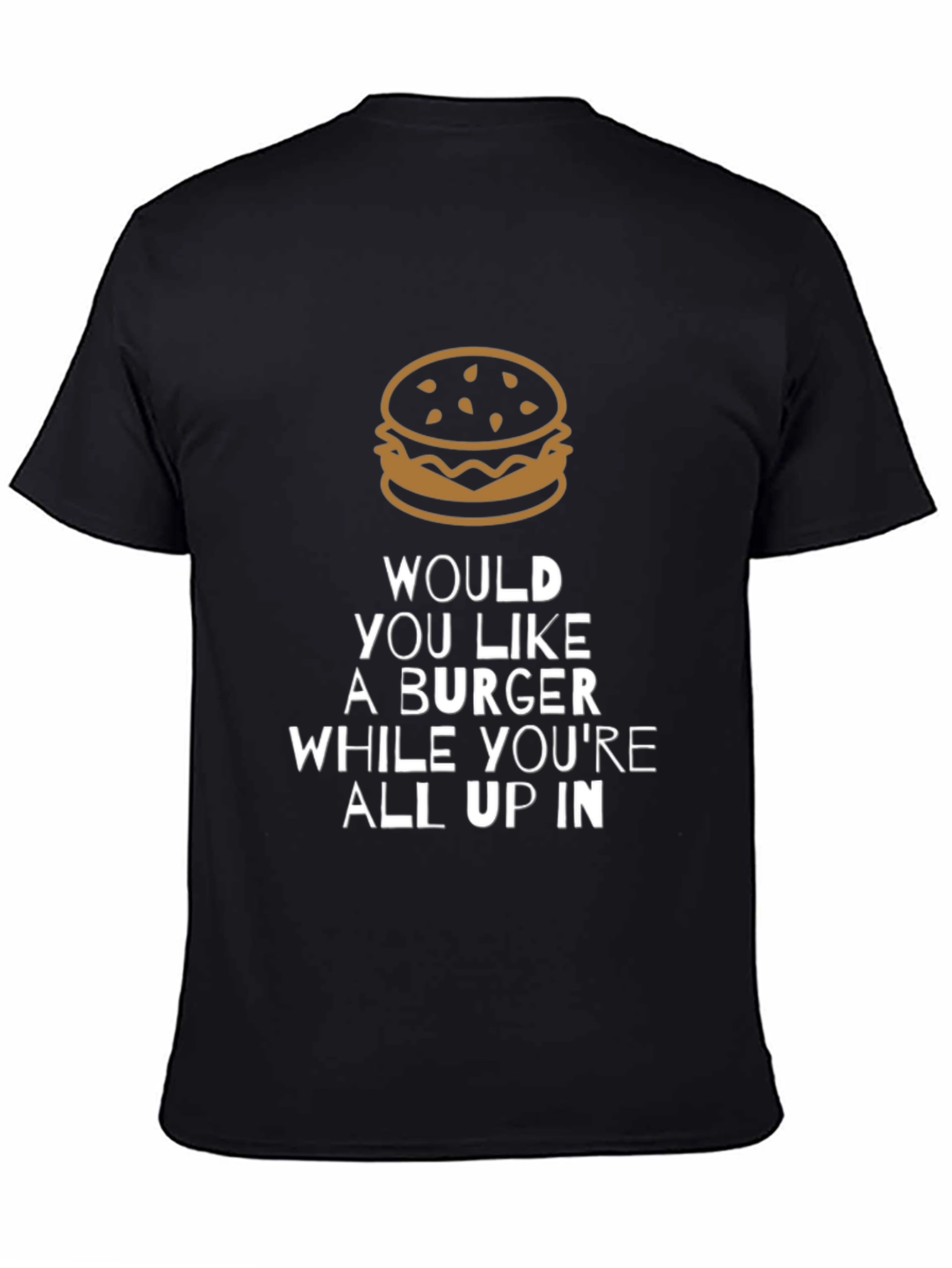 Burger Graphic T-Shirt - Funny Mens Tee