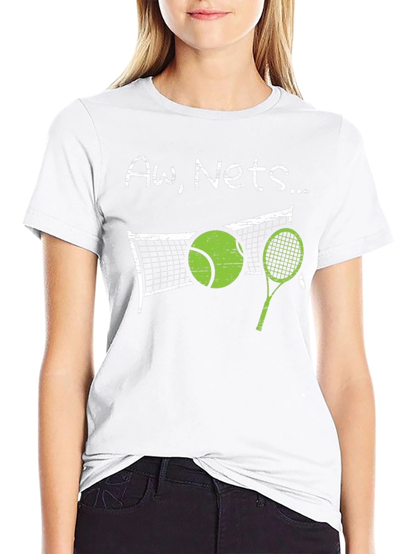 Aw Nets T-Shirt - Funny Tennis Graphic Tee