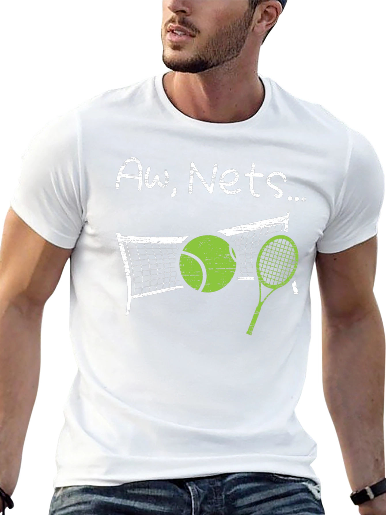 Aw Nets T-Shirt - Funny Tennis Graphic Tee