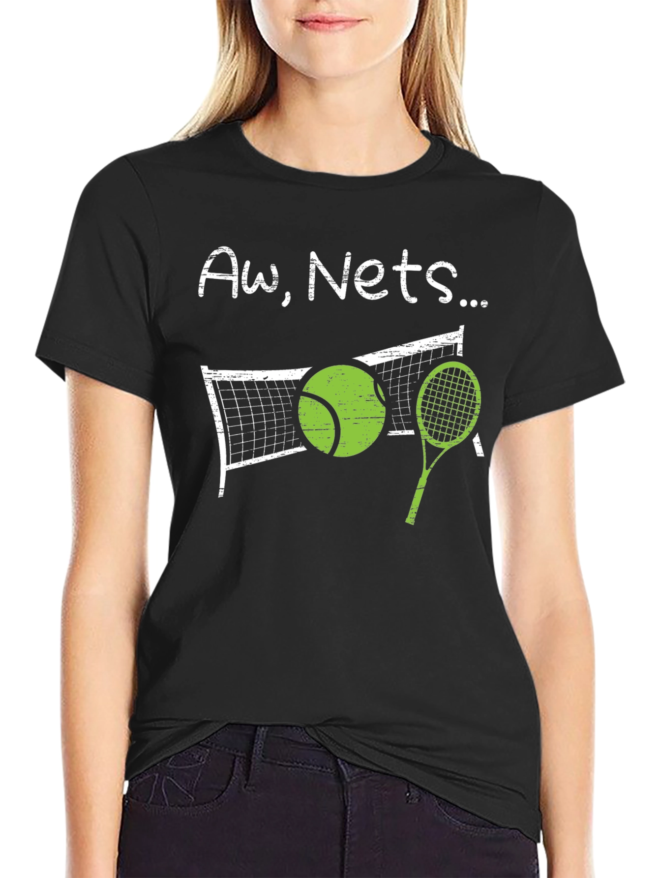 Aw Nets T-Shirt - Funny Tennis Graphic Tee