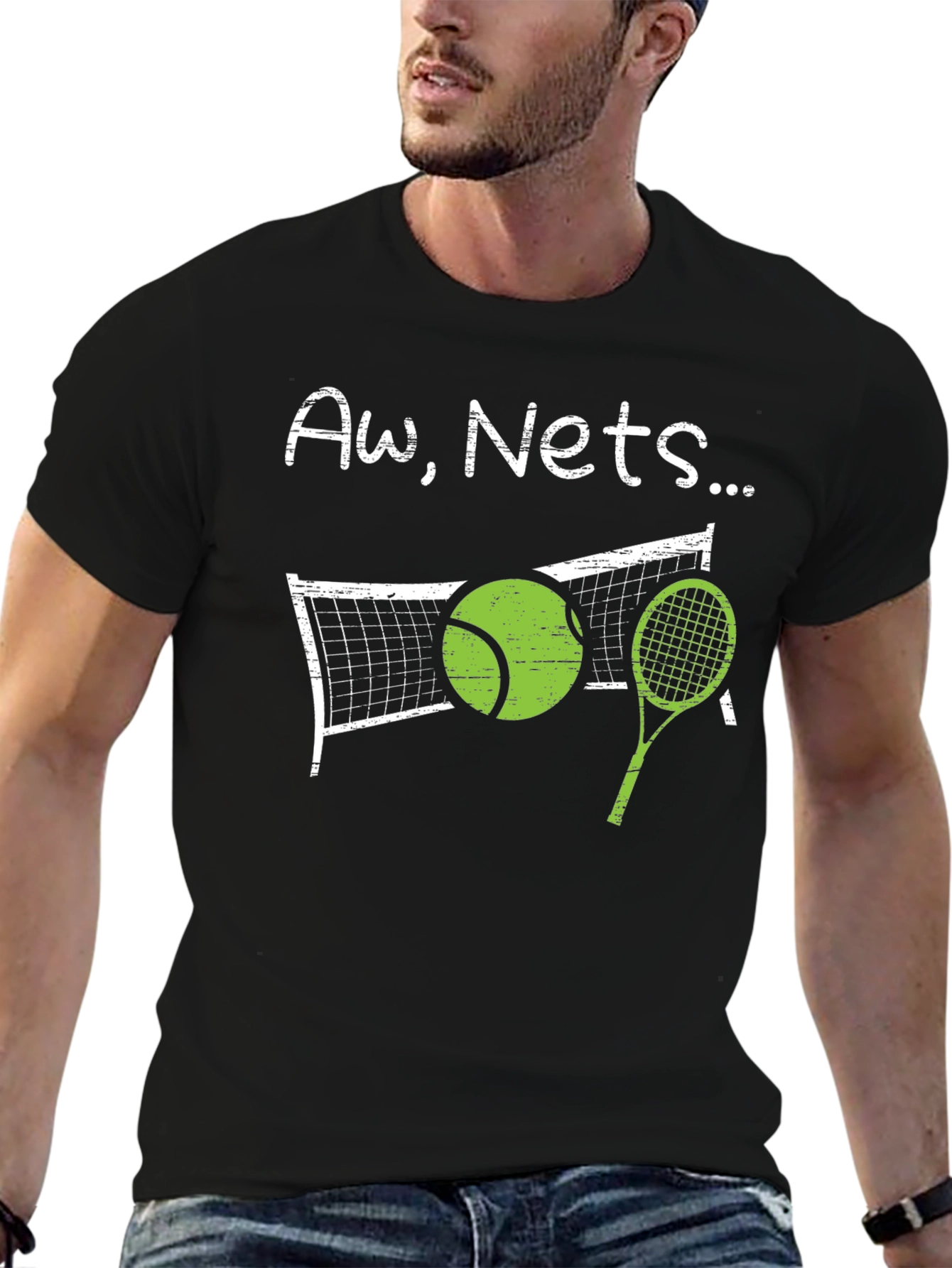 Aw Nets T-Shirt - Funny Tennis Graphic Tee
