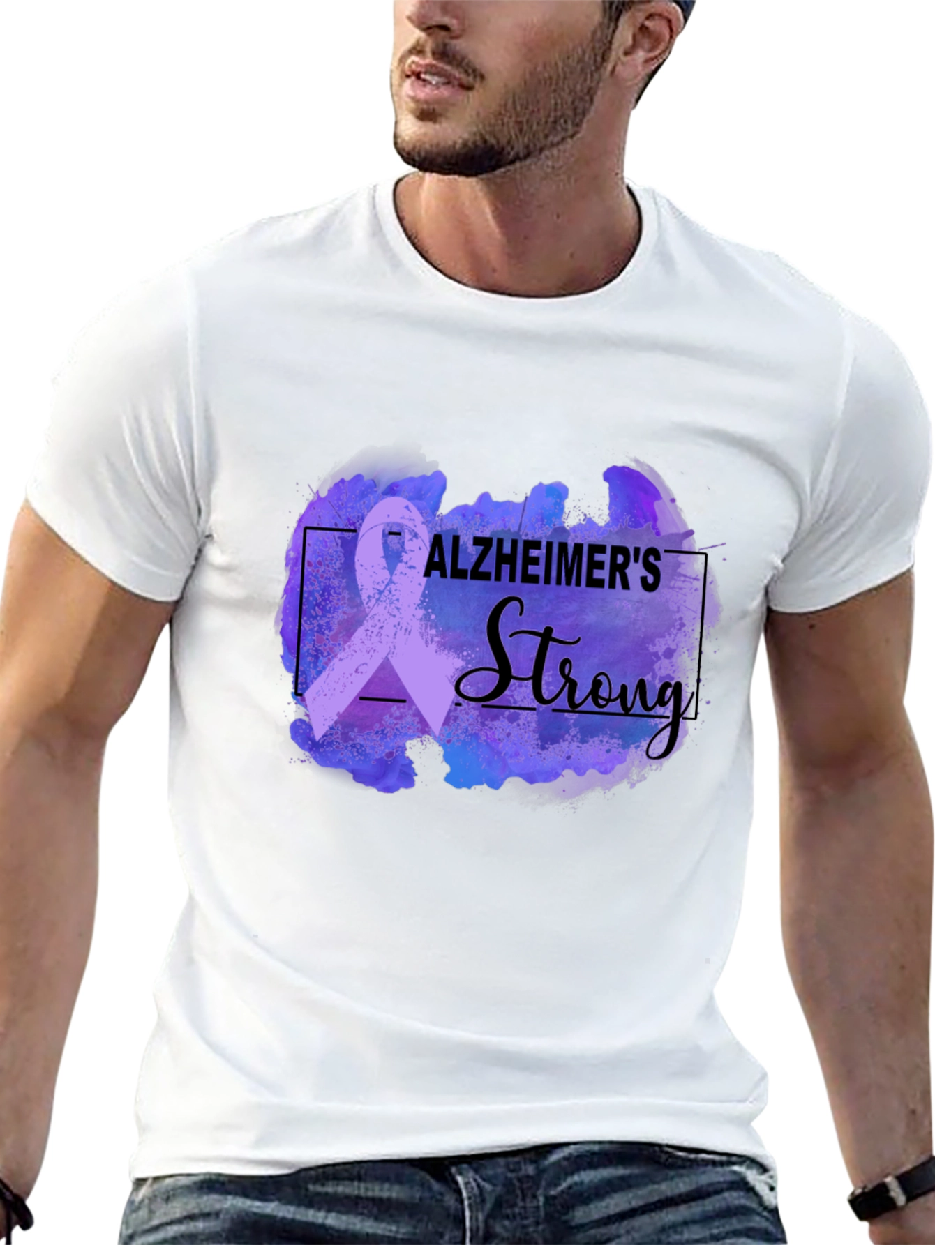 Alzheimers Strong Support T-Shirt