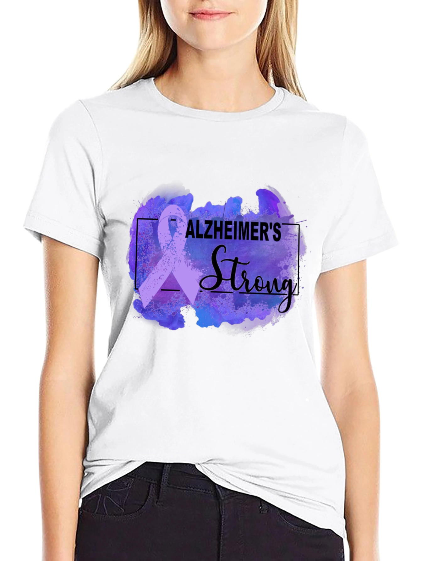 Alzheimers Strong Support T-Shirt