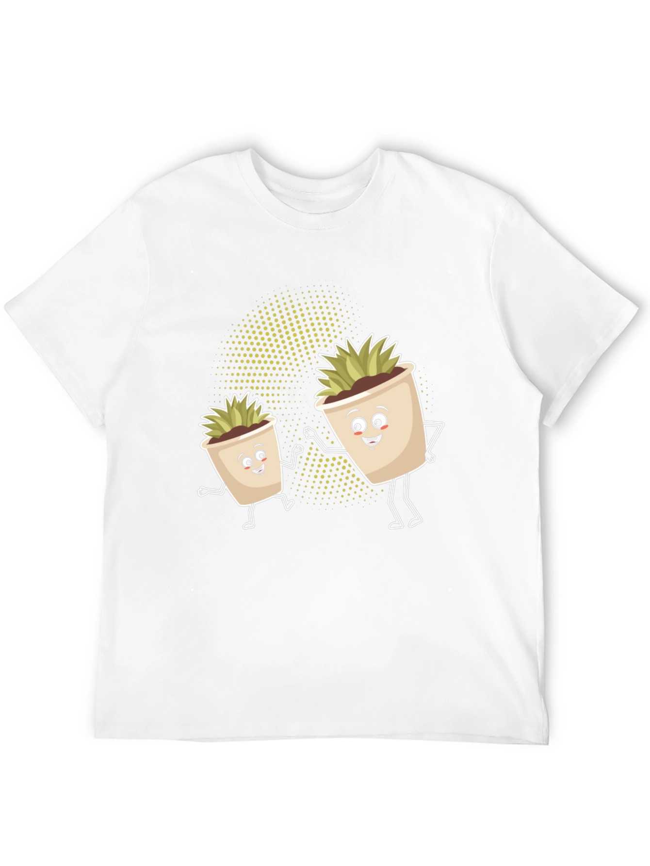 Whimsical Potted Plant Graphic Tee