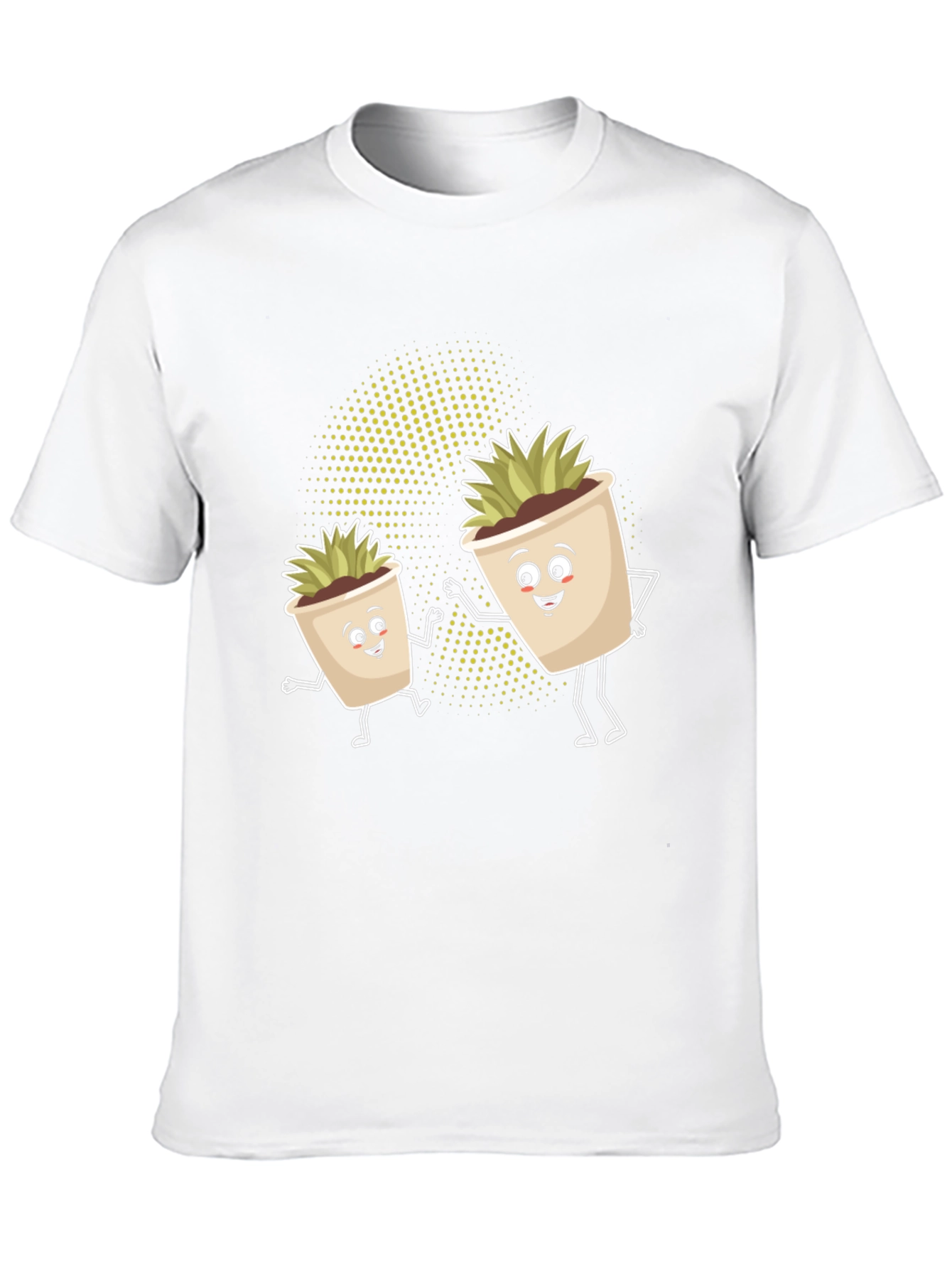 Whimsical Potted Plant Graphic Tee