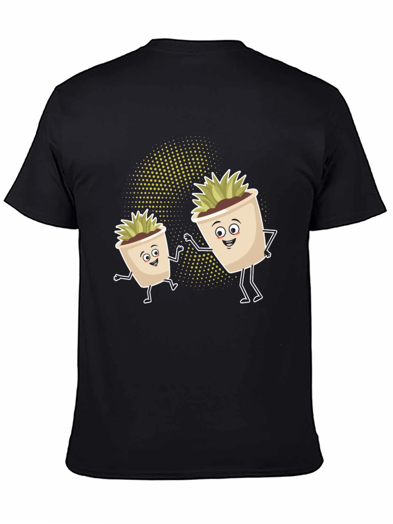 Whimsical Potted Plant Graphic Tee