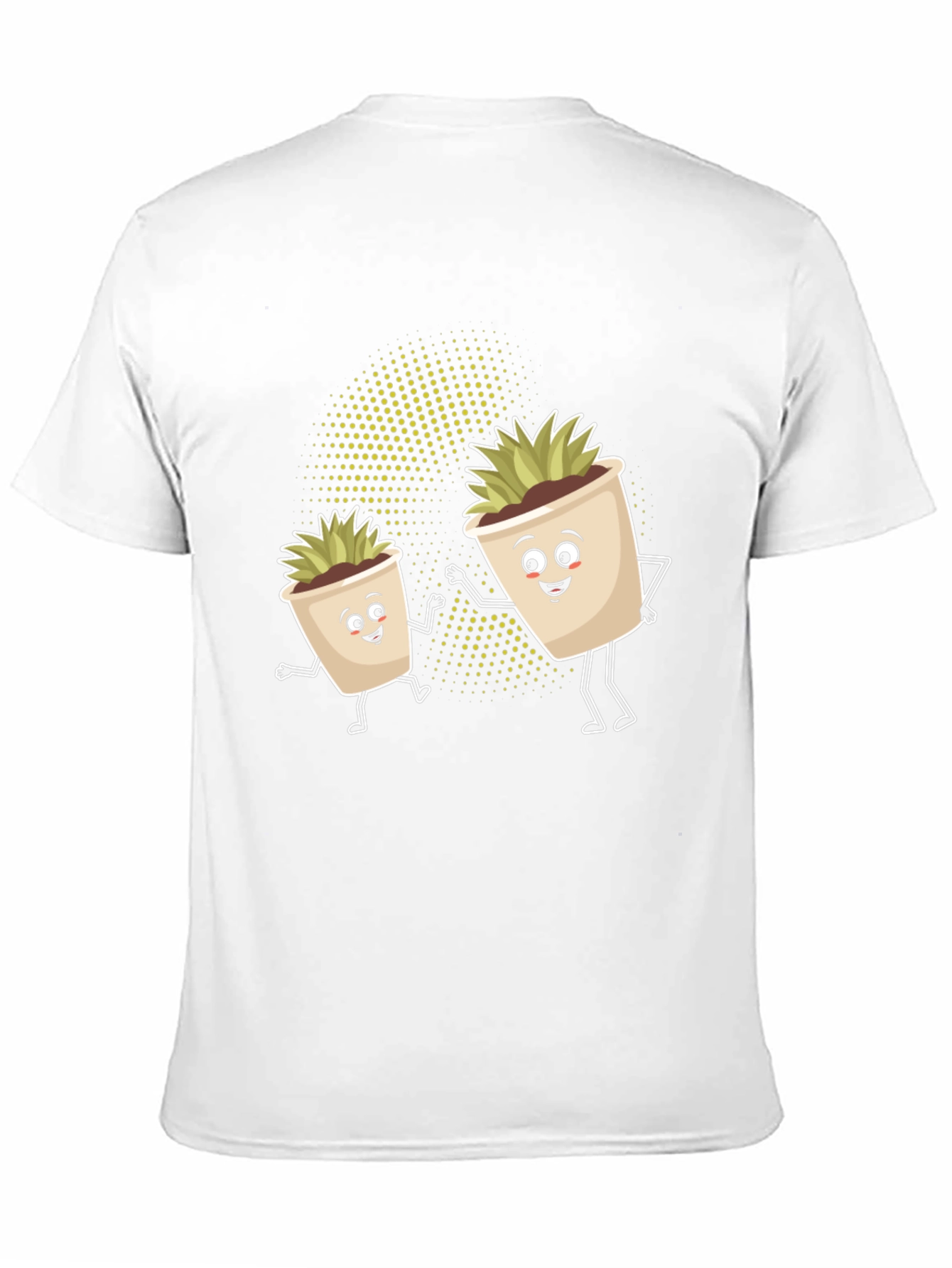 Whimsical Potted Plant Graphic Tee