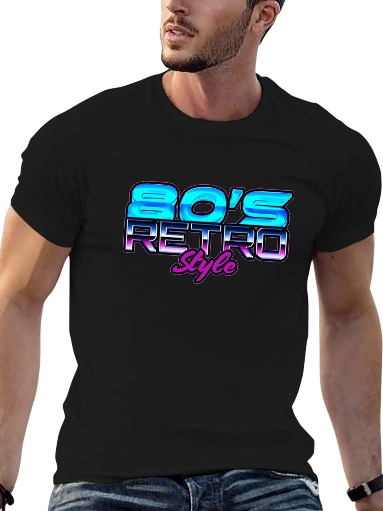 80s Retro Style Graphic T-Shirt
