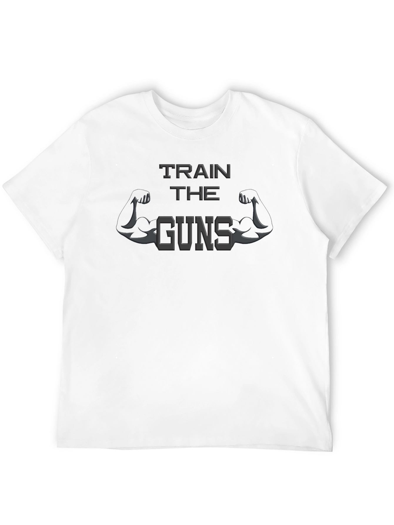 Train the Guns Mens Black T-Shirt
