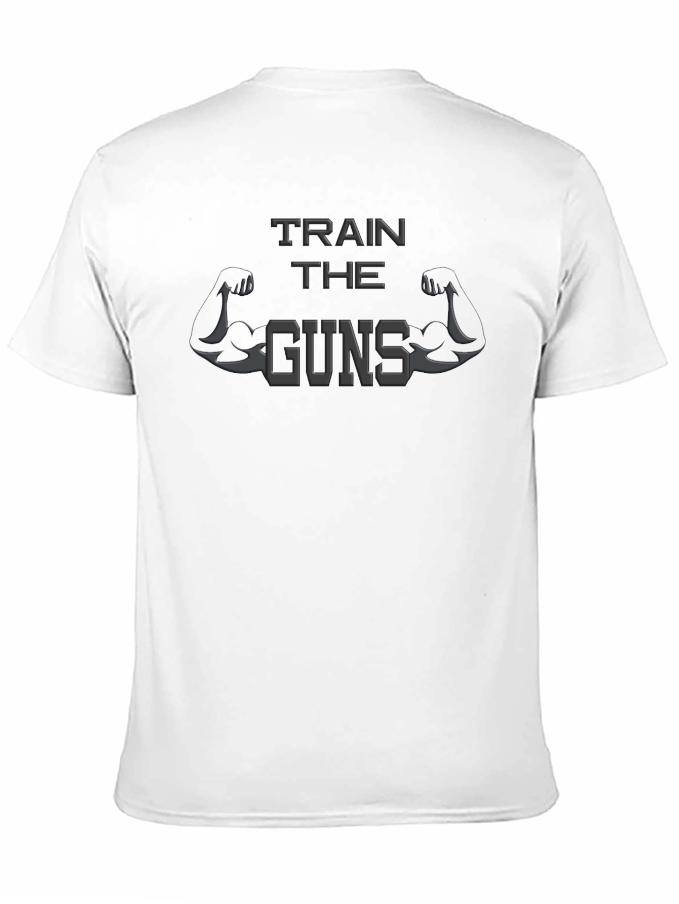 Train the Guns Mens Black T-Shirt