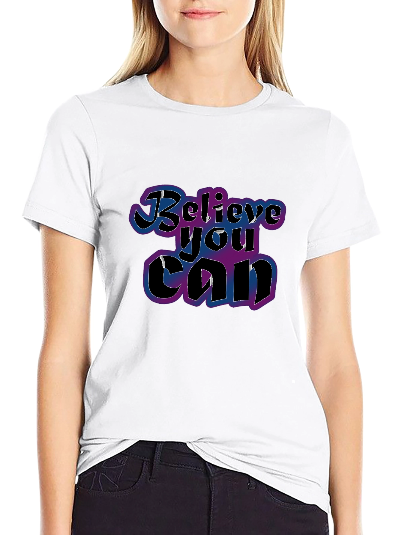 Believe You Can T-Shirt - Motivational Graphic Tee