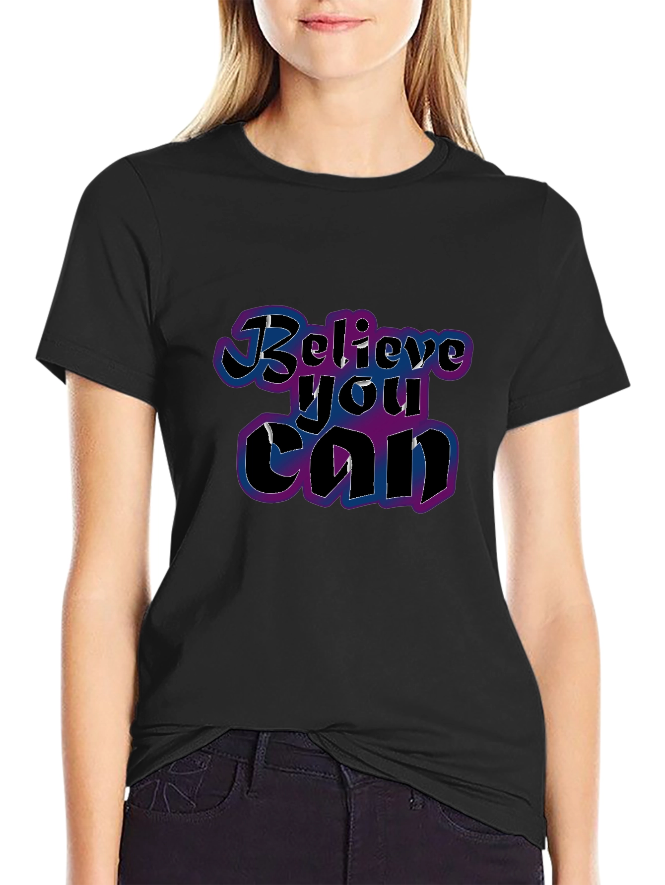 Believe You Can T-Shirt - Motivational Graphic Tee