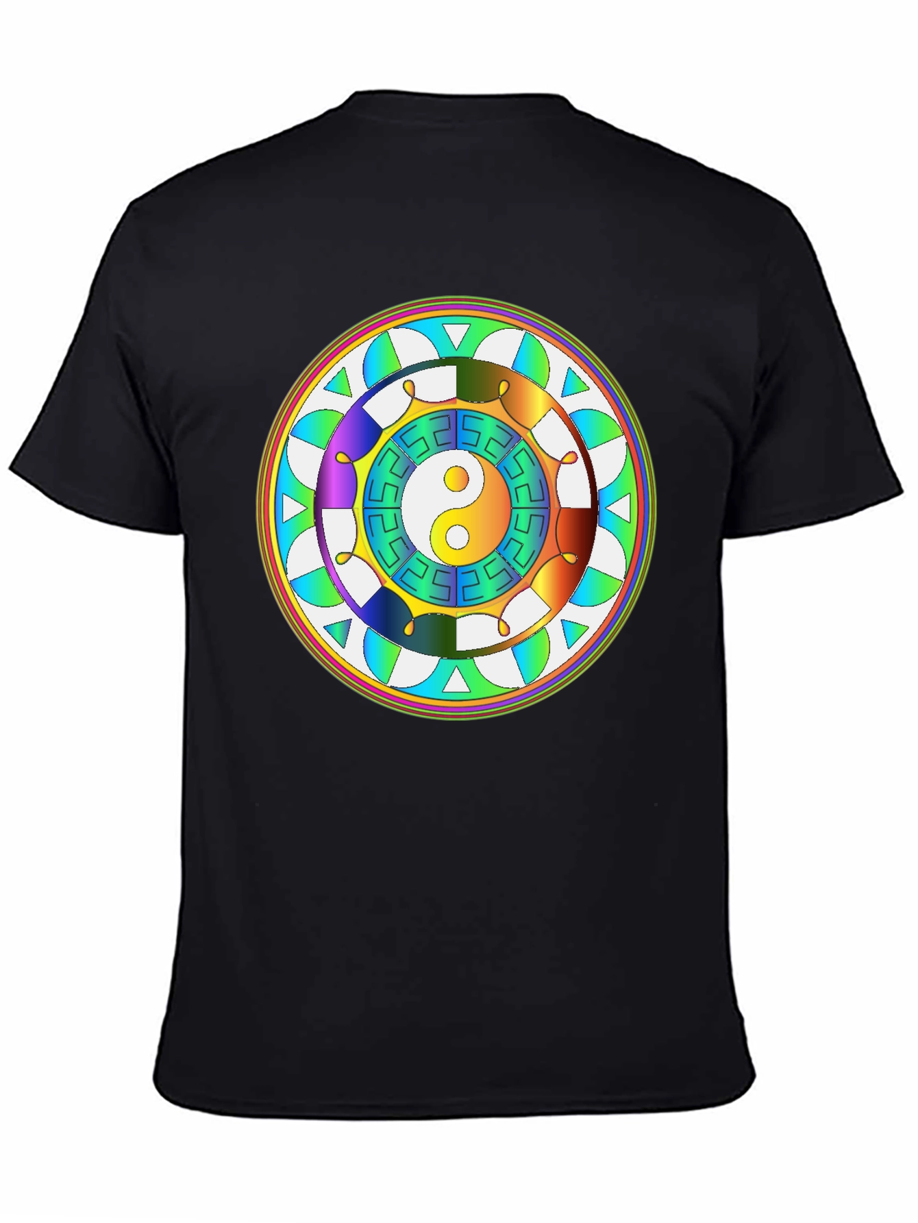Yin Yang Mandala Graphic Tee