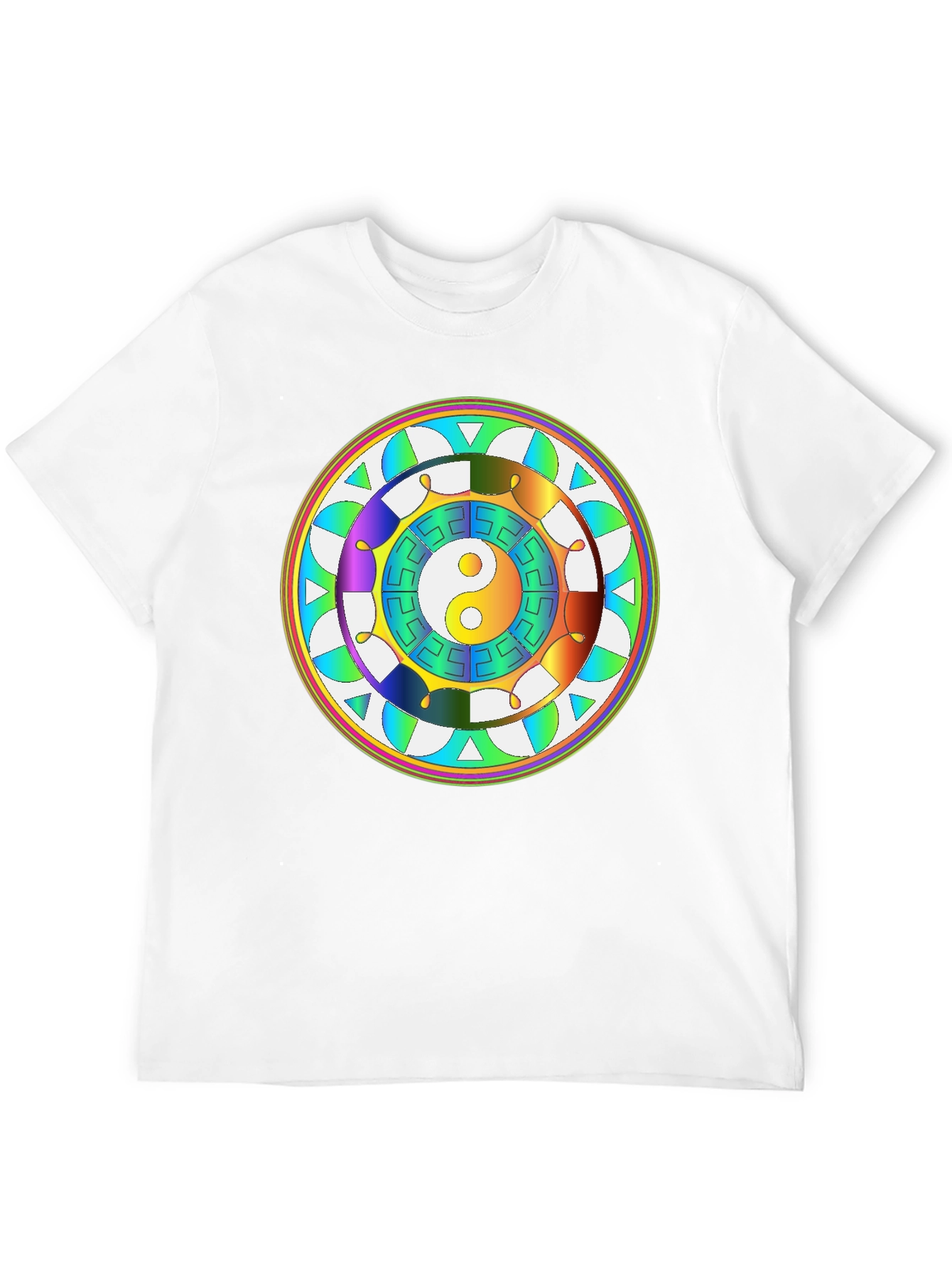 Yin Yang Mandala Graphic Tee