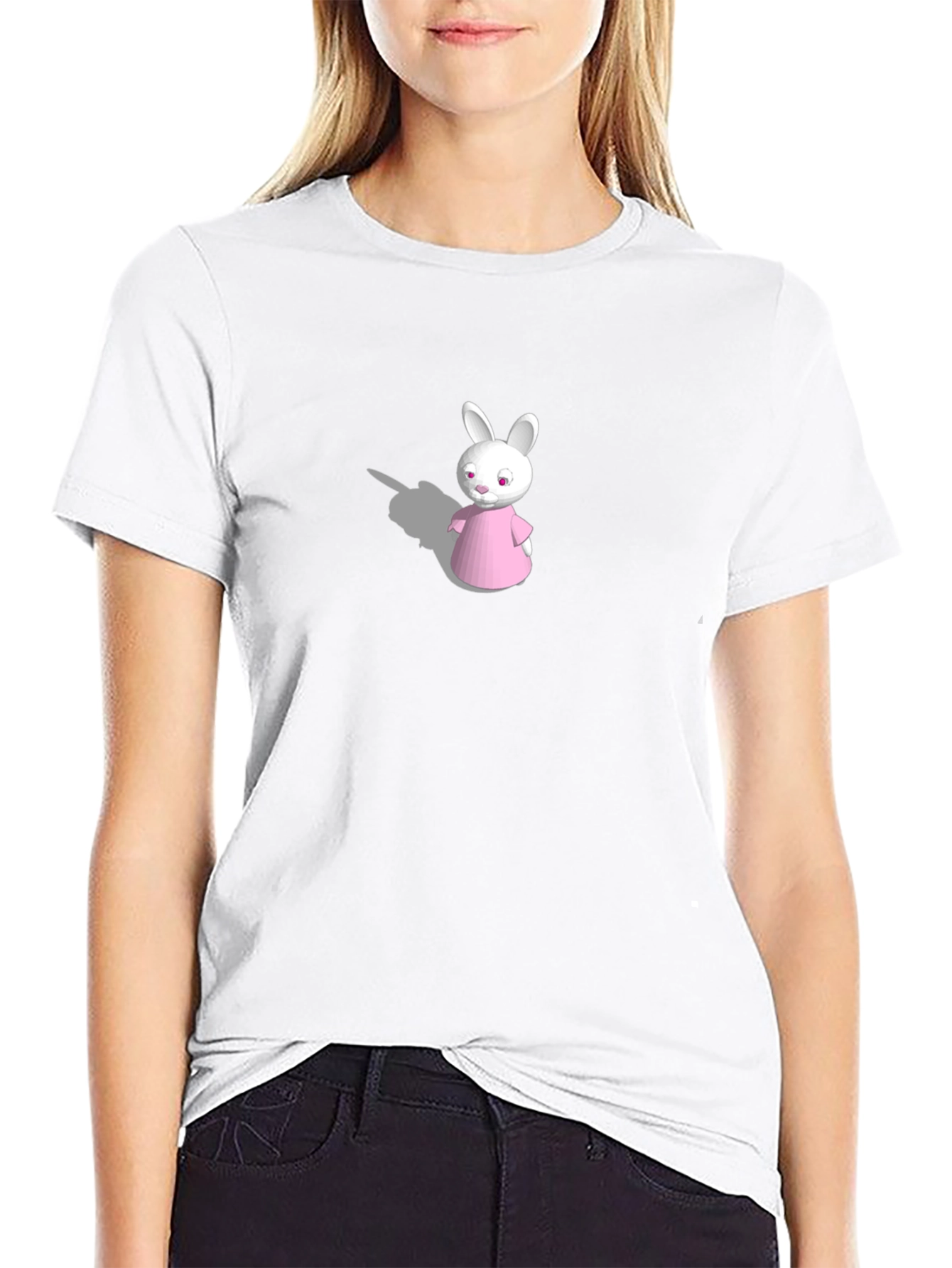 Bunny Graphic Tee - Black