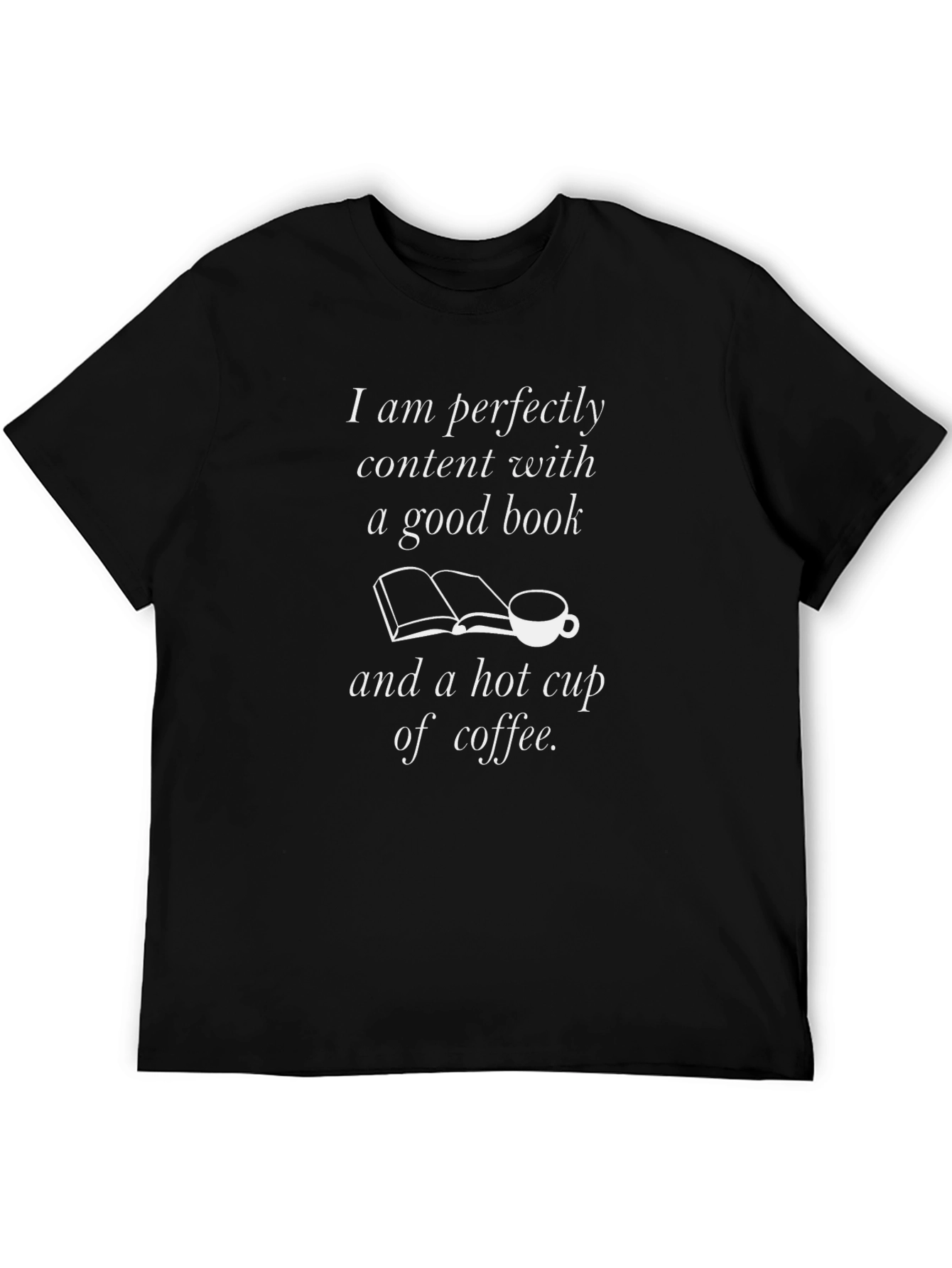 Book and Coffee Lover T-Shirt