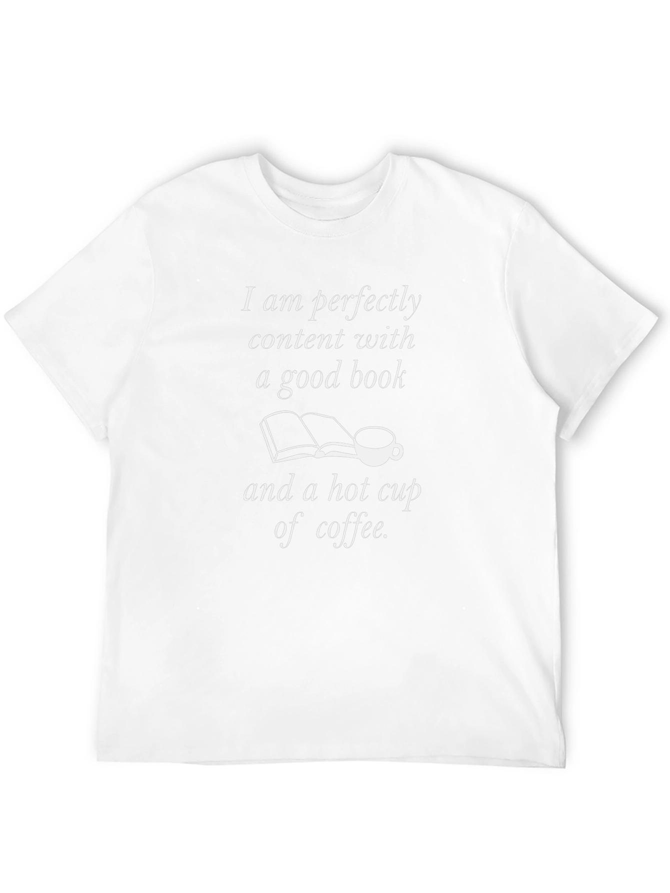 Book and Coffee Lover T-Shirt