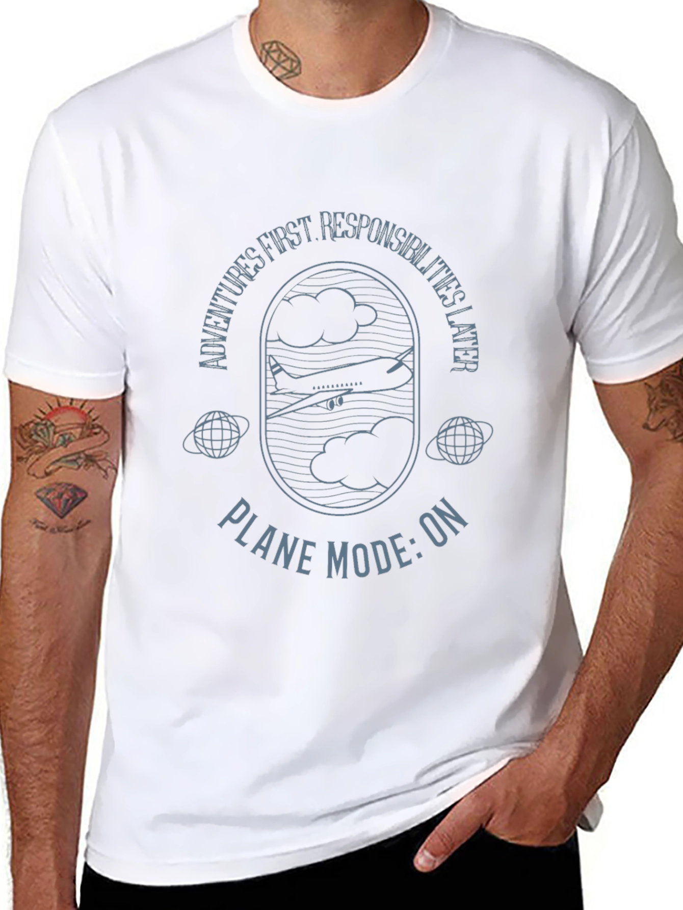Adventure First Airplane Mode Graphic Tee