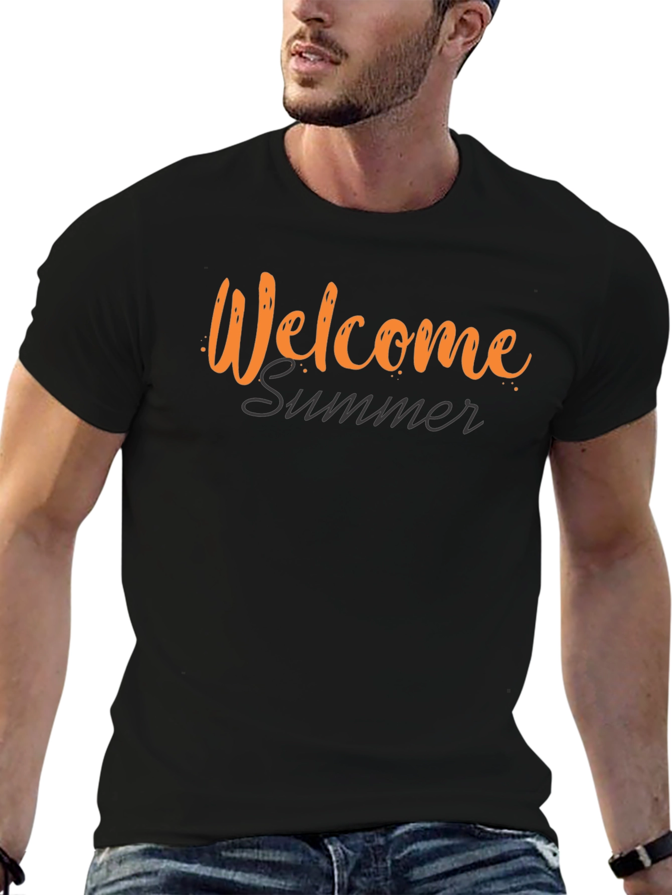 Welcome Summer Graphic Tee - Stylish Casual Wear