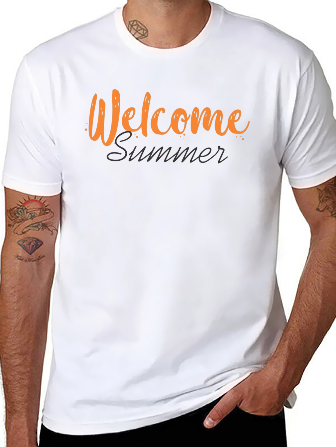 Welcome Summer Graphic Tee - Stylish Casual Wear