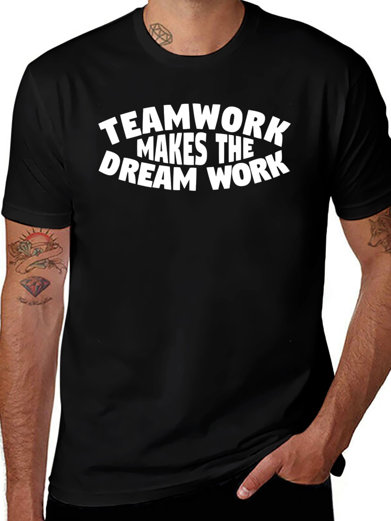 Teamwork Makes the Dream Work Graphic Tee