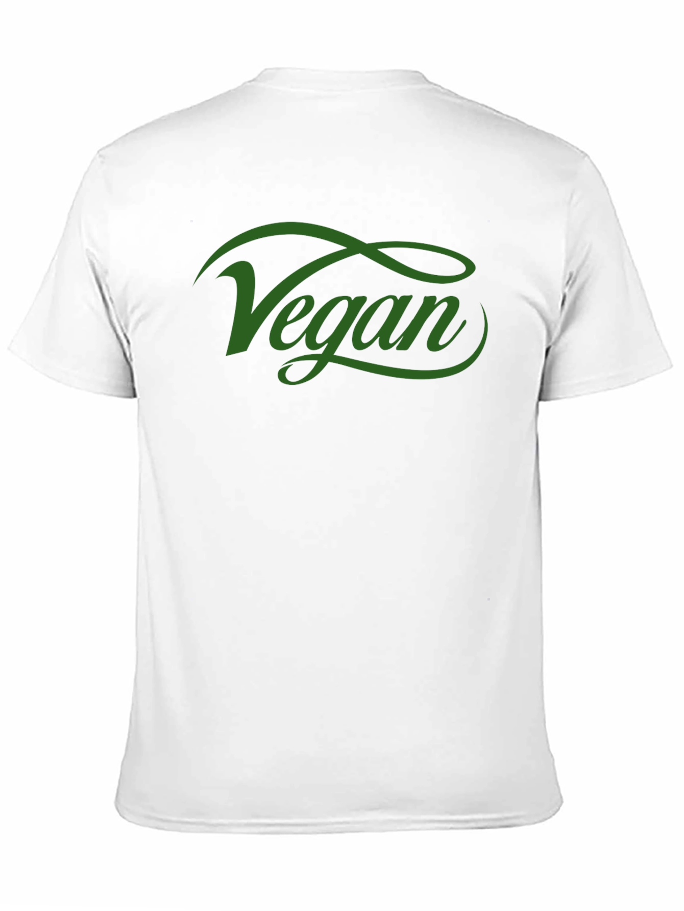 Vegan Script Tee - Stylish Black T-Shirt