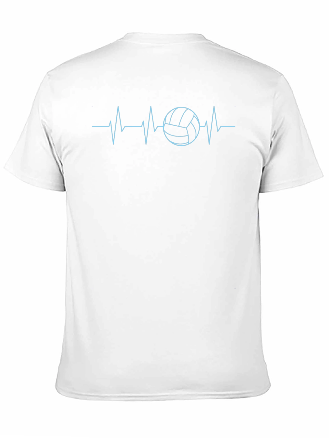 Volleyball Heartbeat Graphic T-Shirt