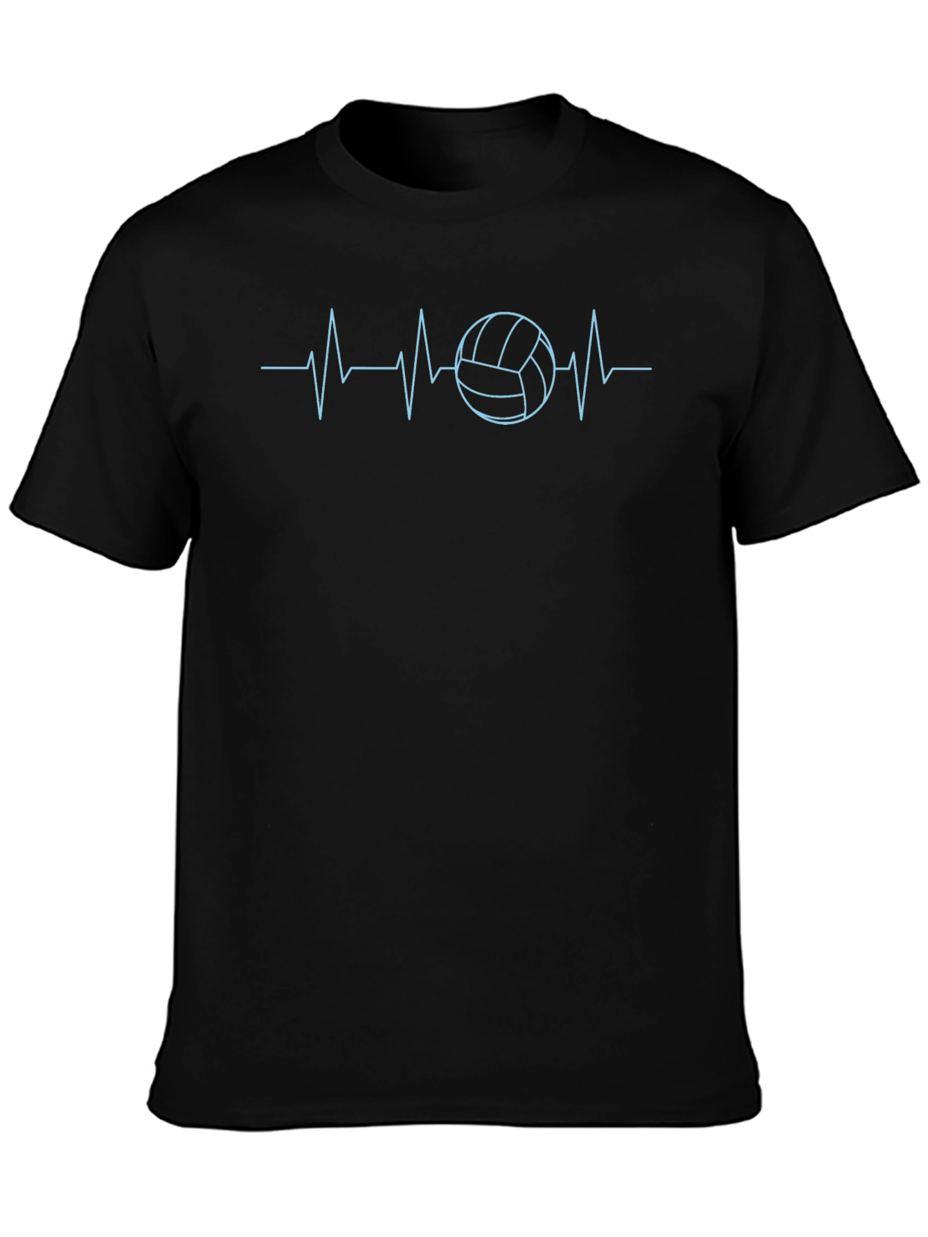 Volleyball Heartbeat Graphic T-Shirt