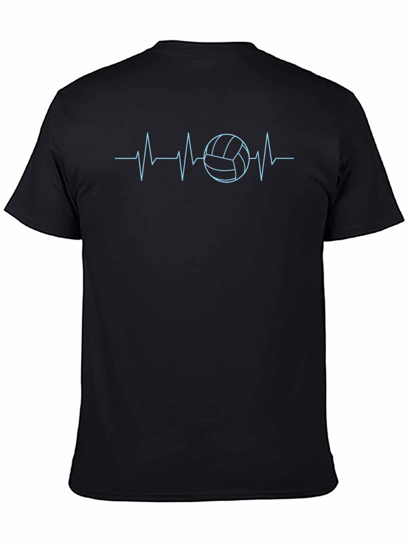 Volleyball Heartbeat Graphic T-Shirt