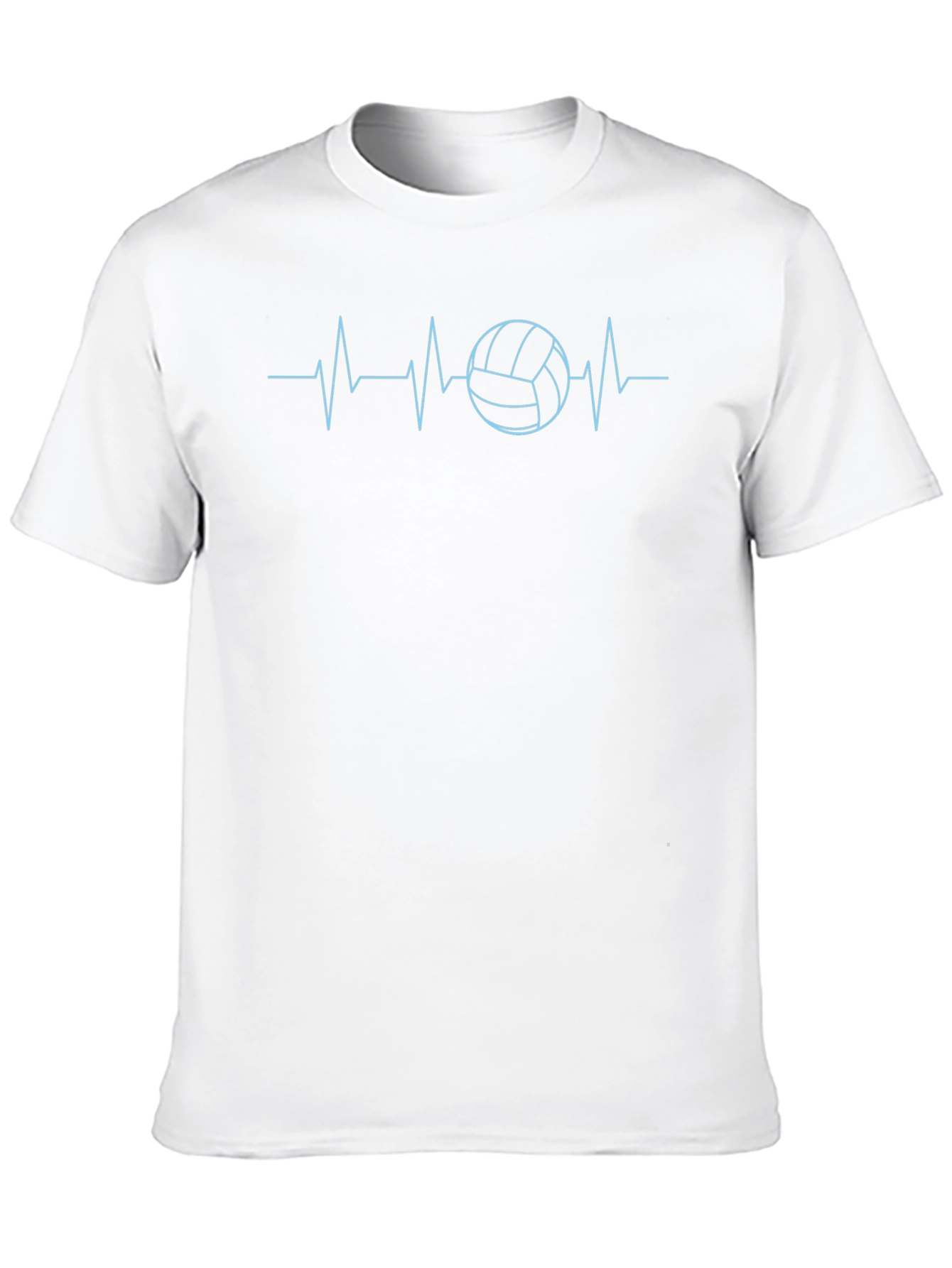 Volleyball Heartbeat Graphic T-Shirt