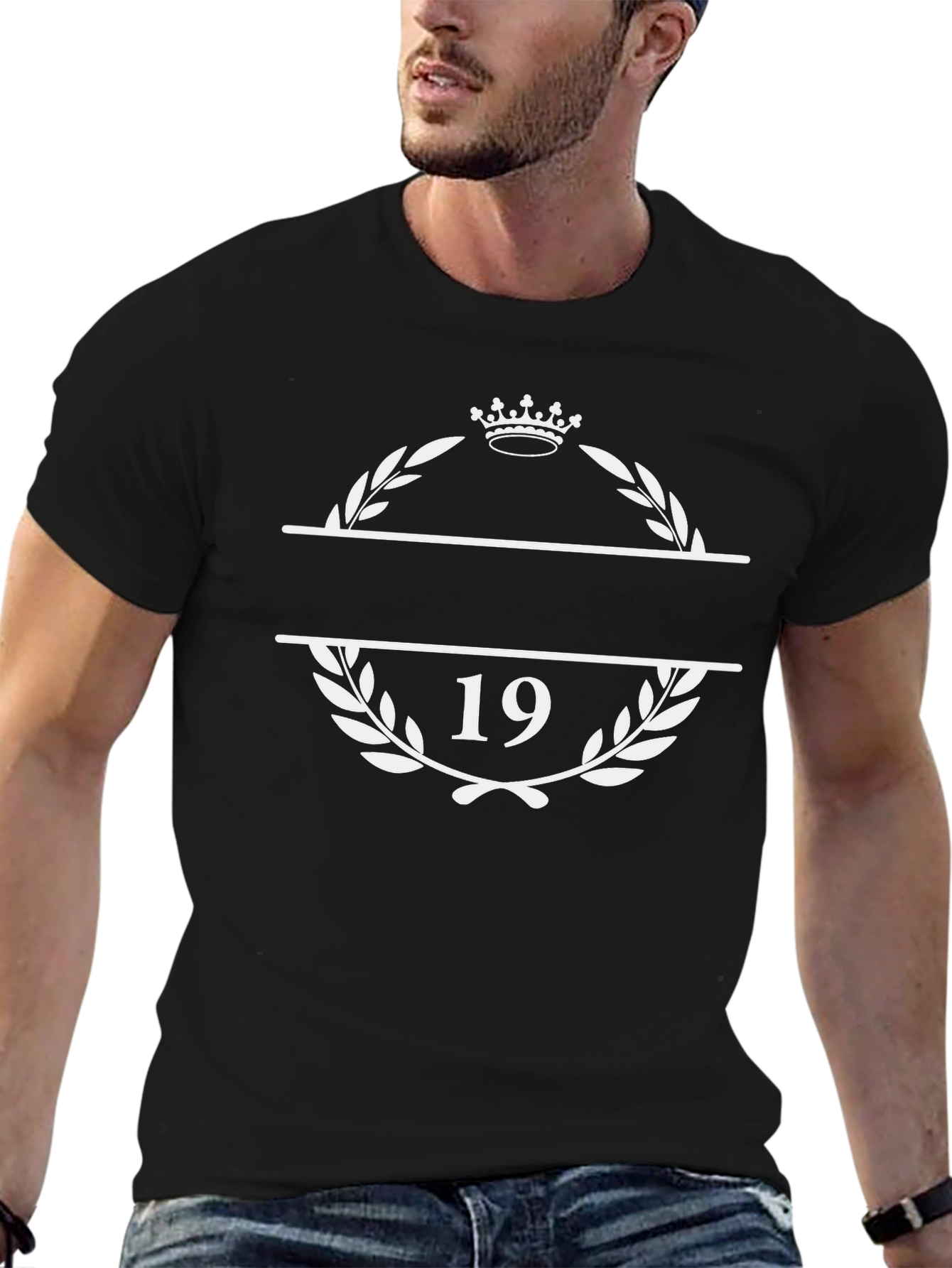 Stylish Number 19 Graphic Tee