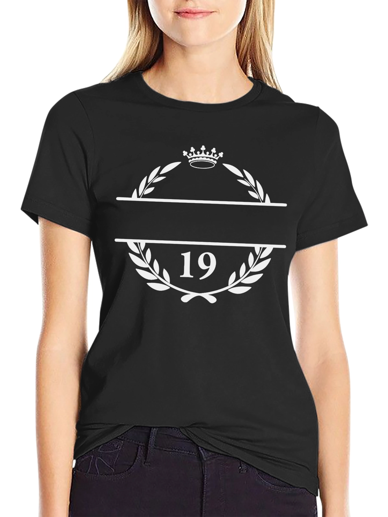 Stylish Number 19 Graphic Tee