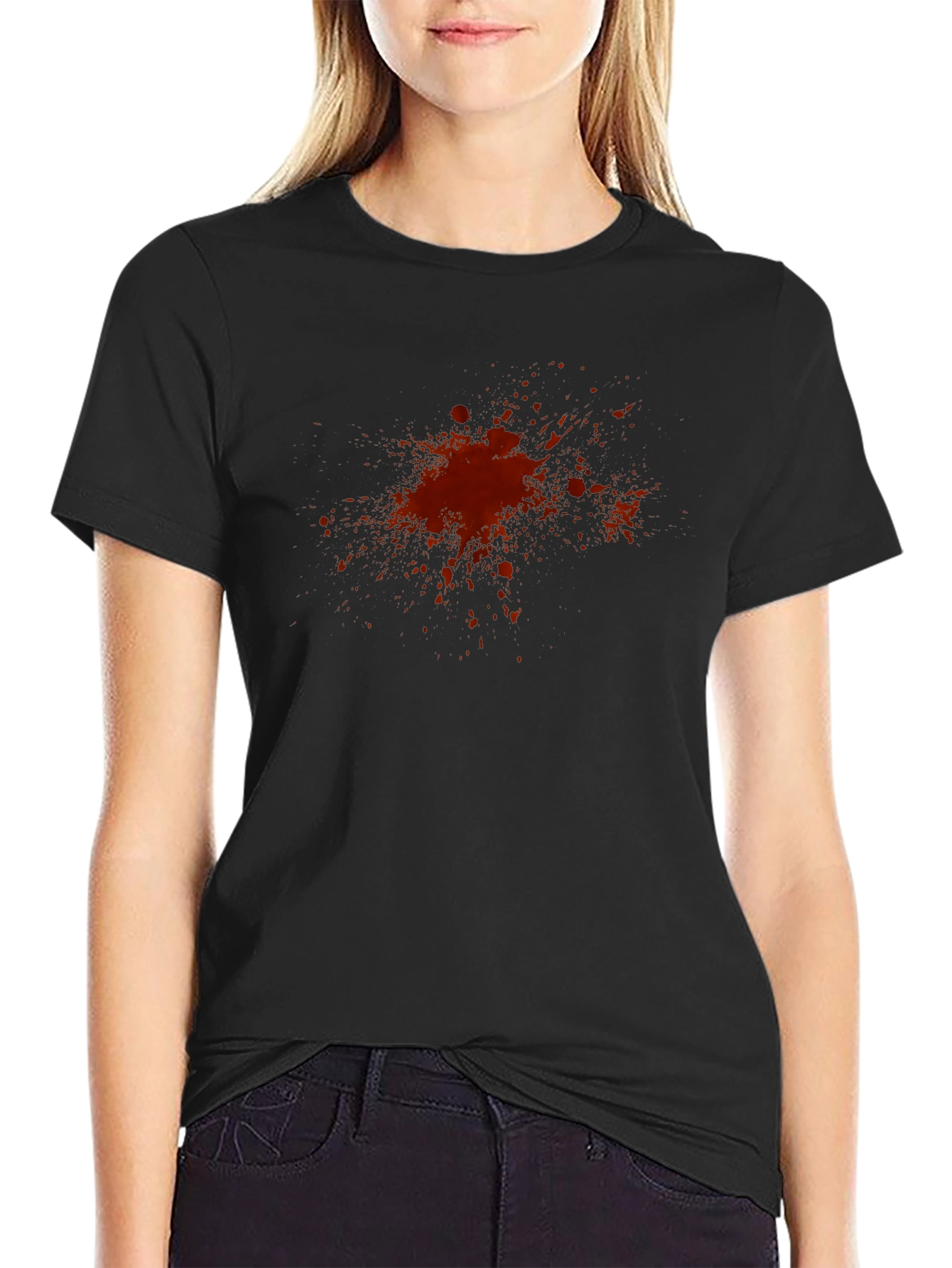 Blood Splatter Graphic T-Shirt - Halloween Ready!