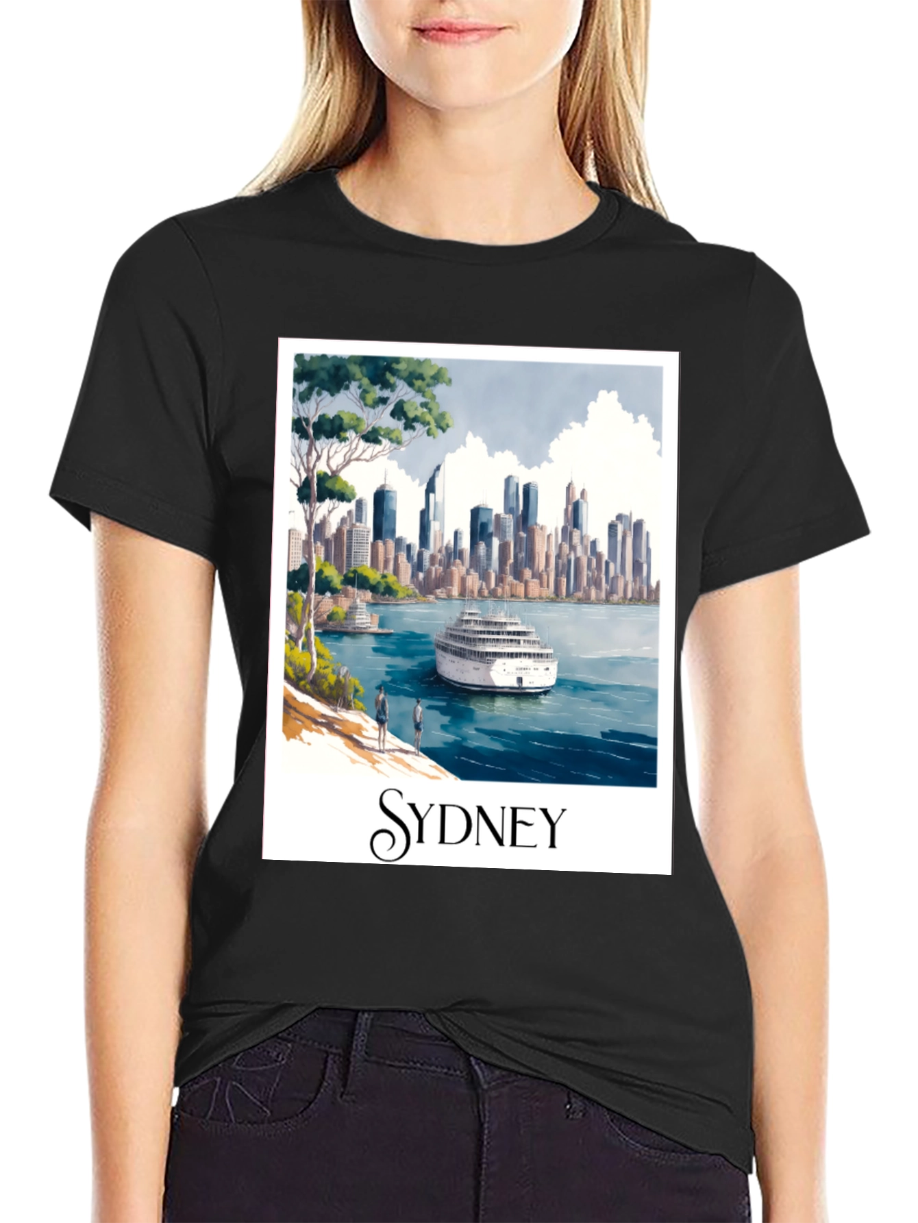 Sydney Skyline T-Shirt - Graphic Tee