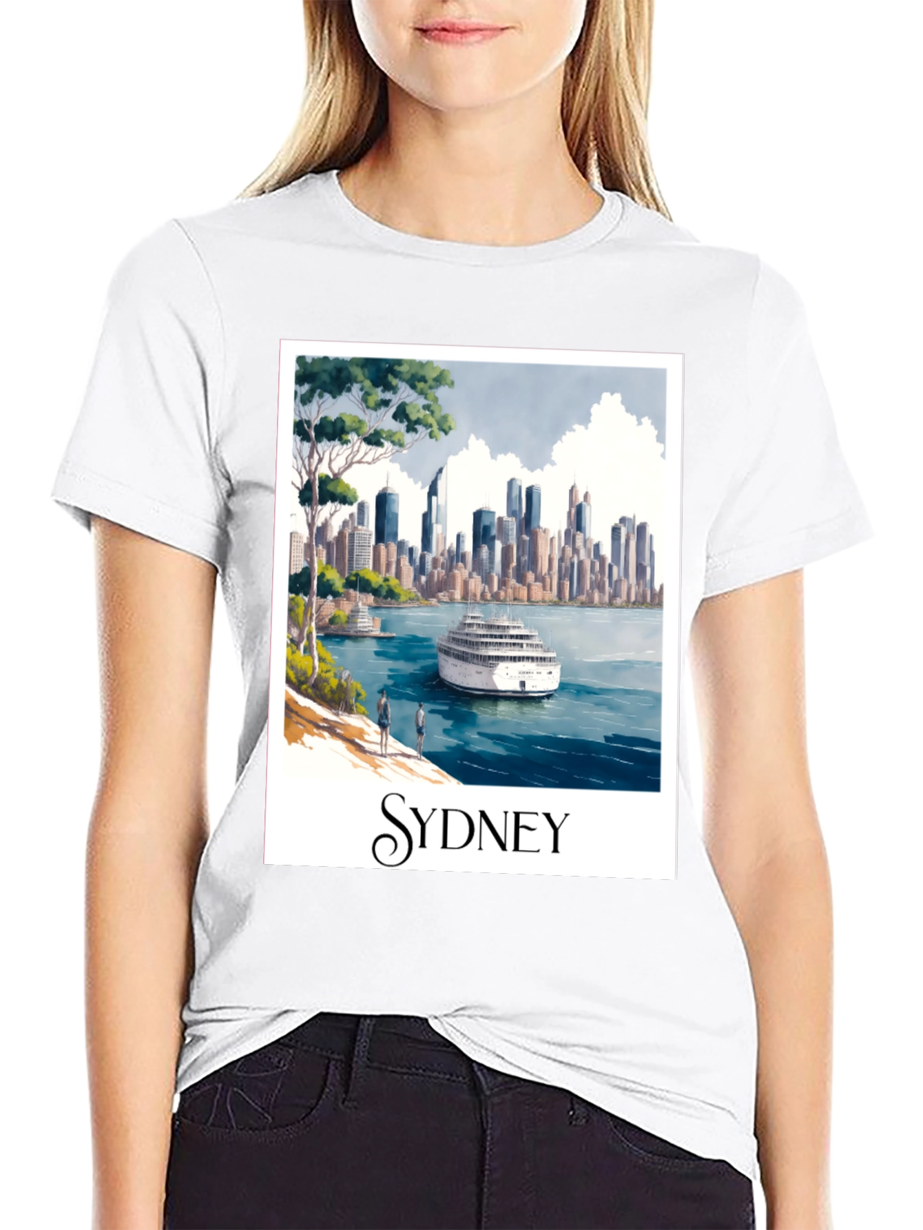Sydney Skyline T-Shirt - Graphic Tee
