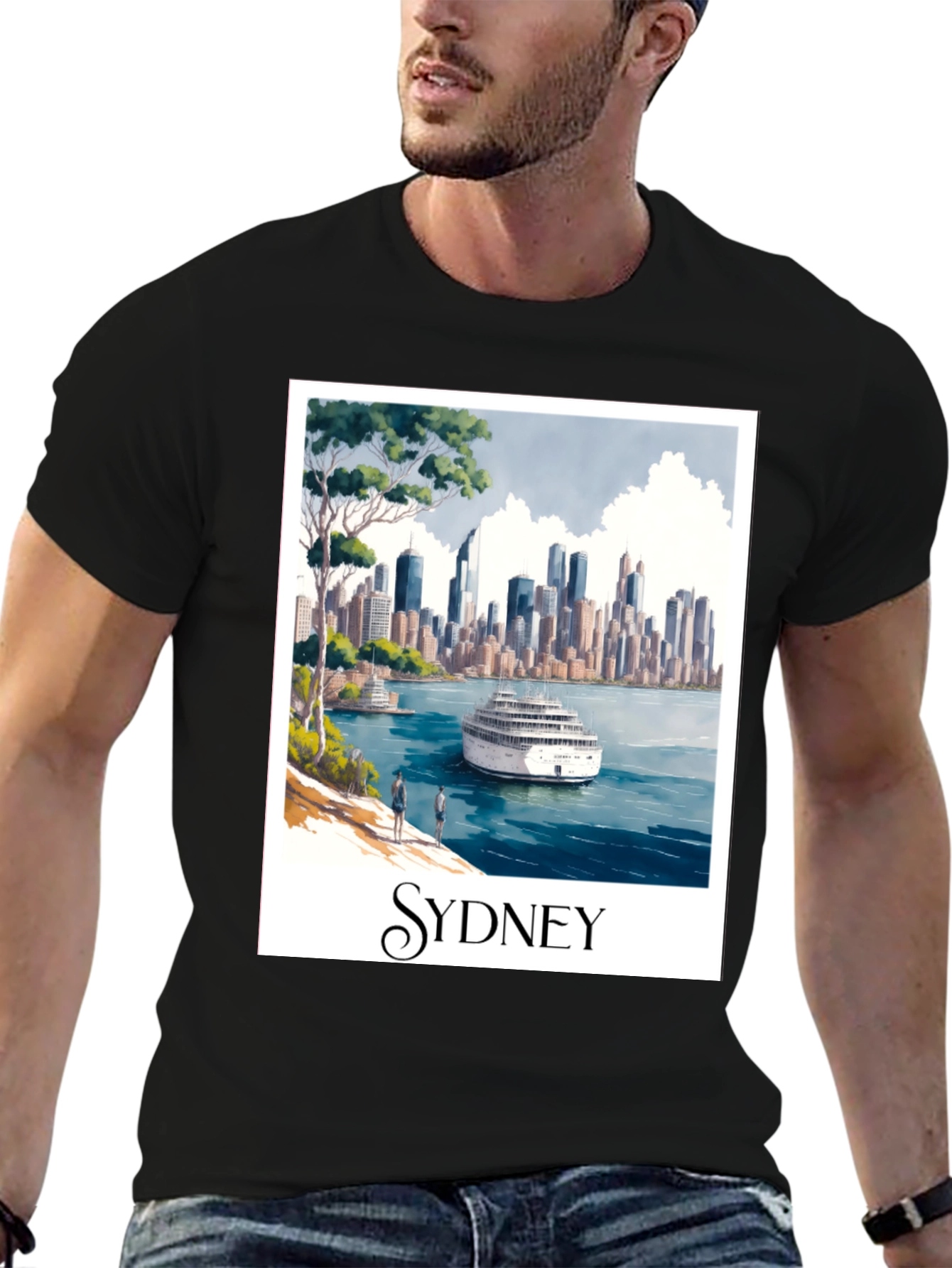 Sydney Skyline T-Shirt - Graphic Tee