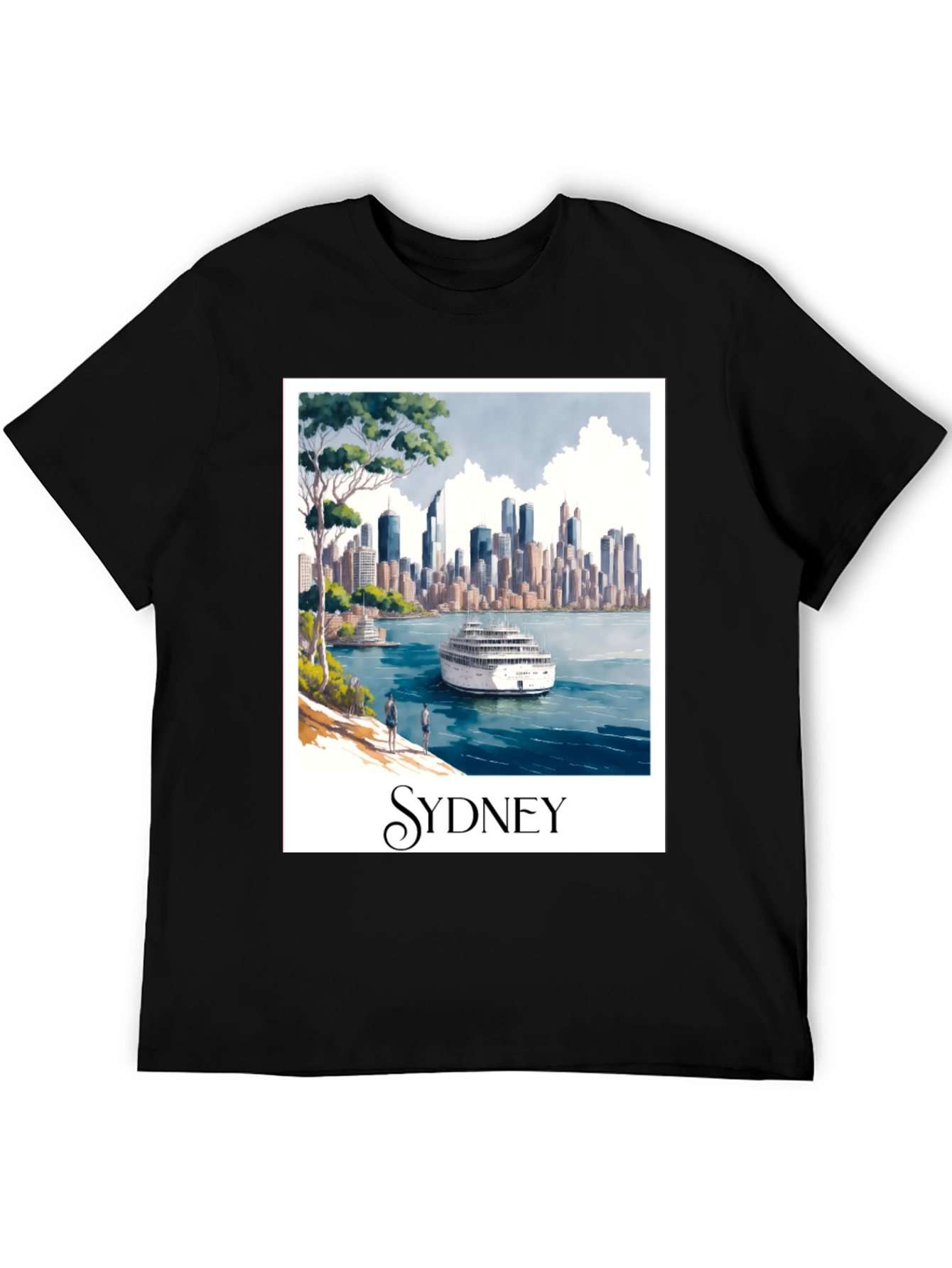 Sydney Skyline T-Shirt - Graphic Tee