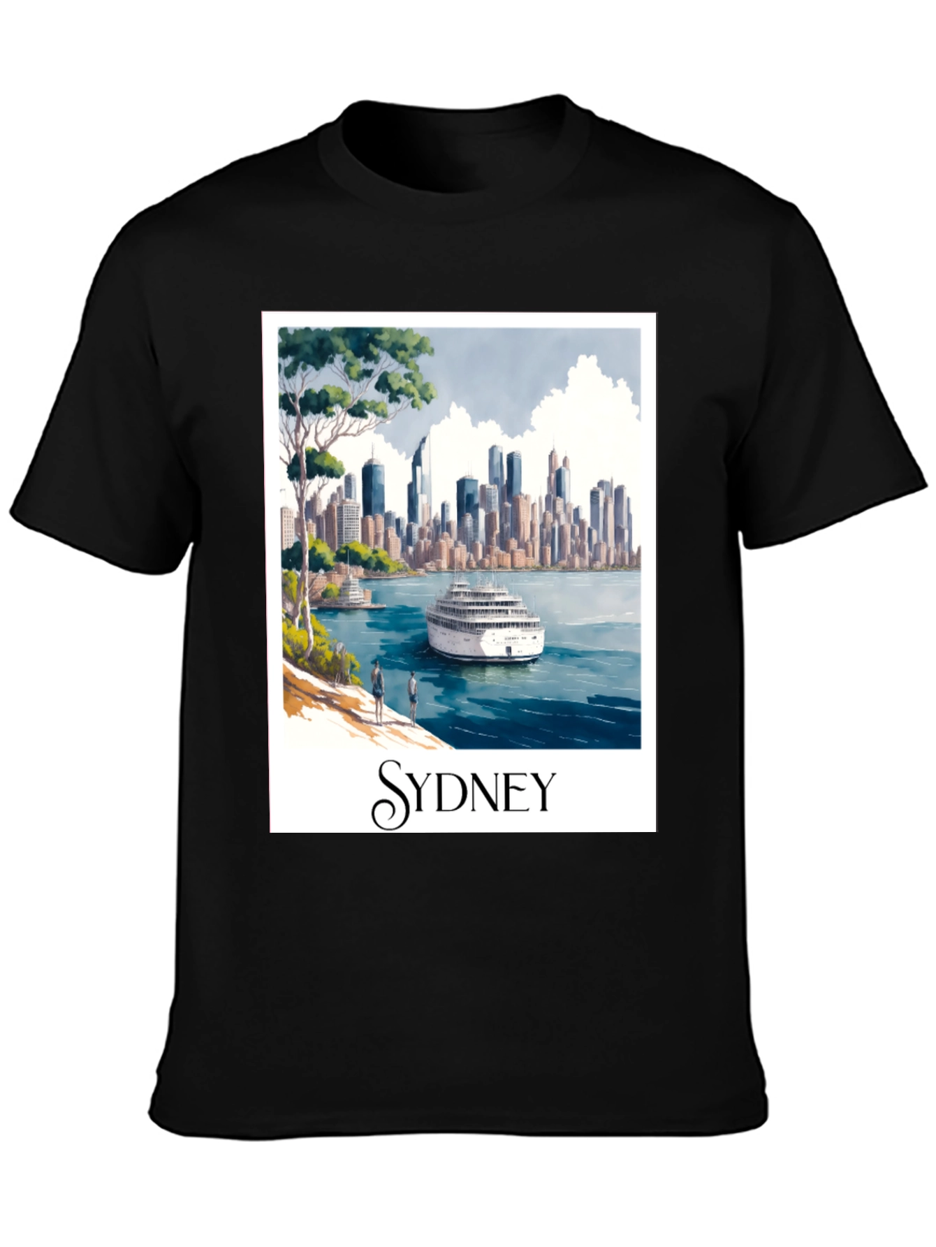 Sydney Skyline T-Shirt - Graphic Tee