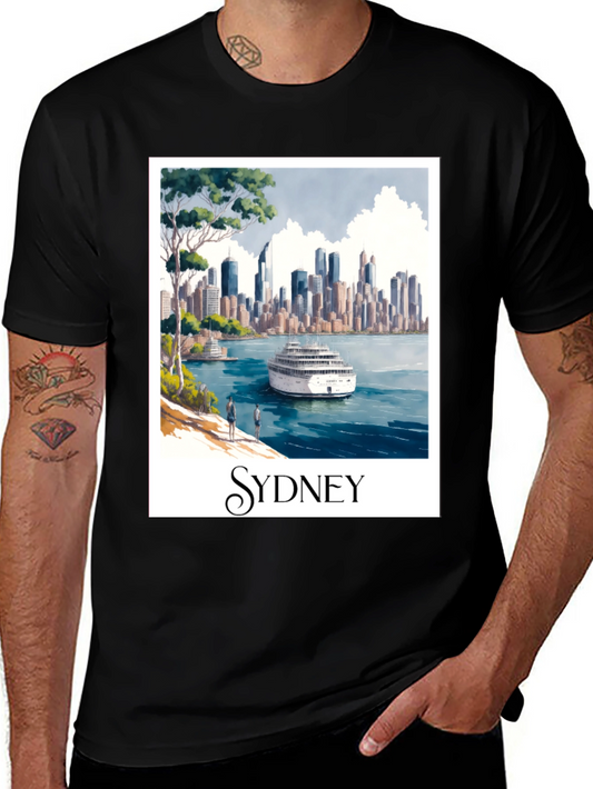 Sydney Skyline T-Shirt - Graphic Tee