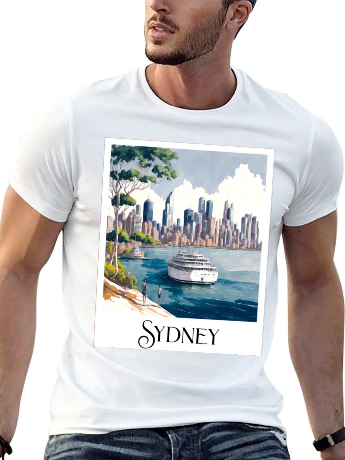 Sydney Skyline T-Shirt - Graphic Tee