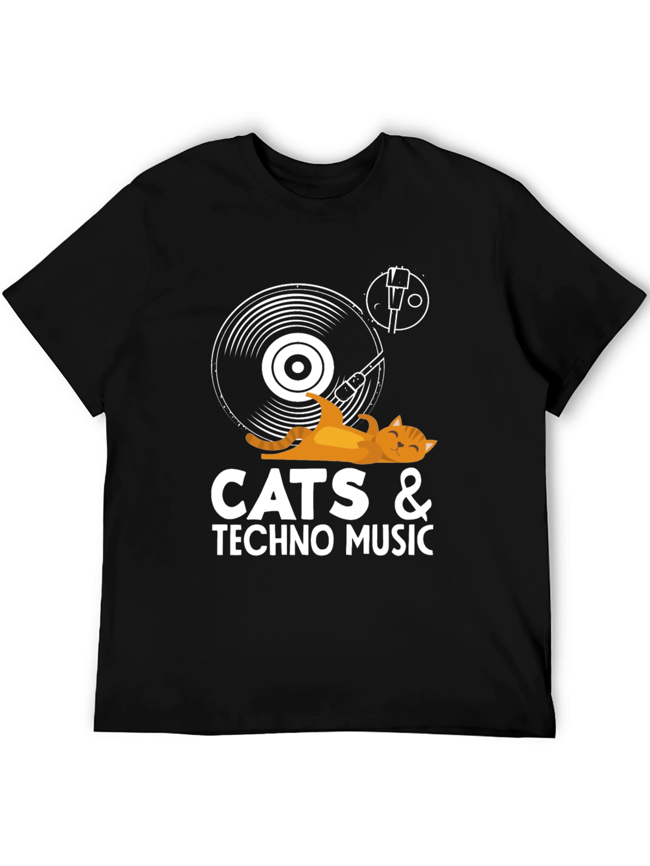 Cats & Techno Music T-Shirt