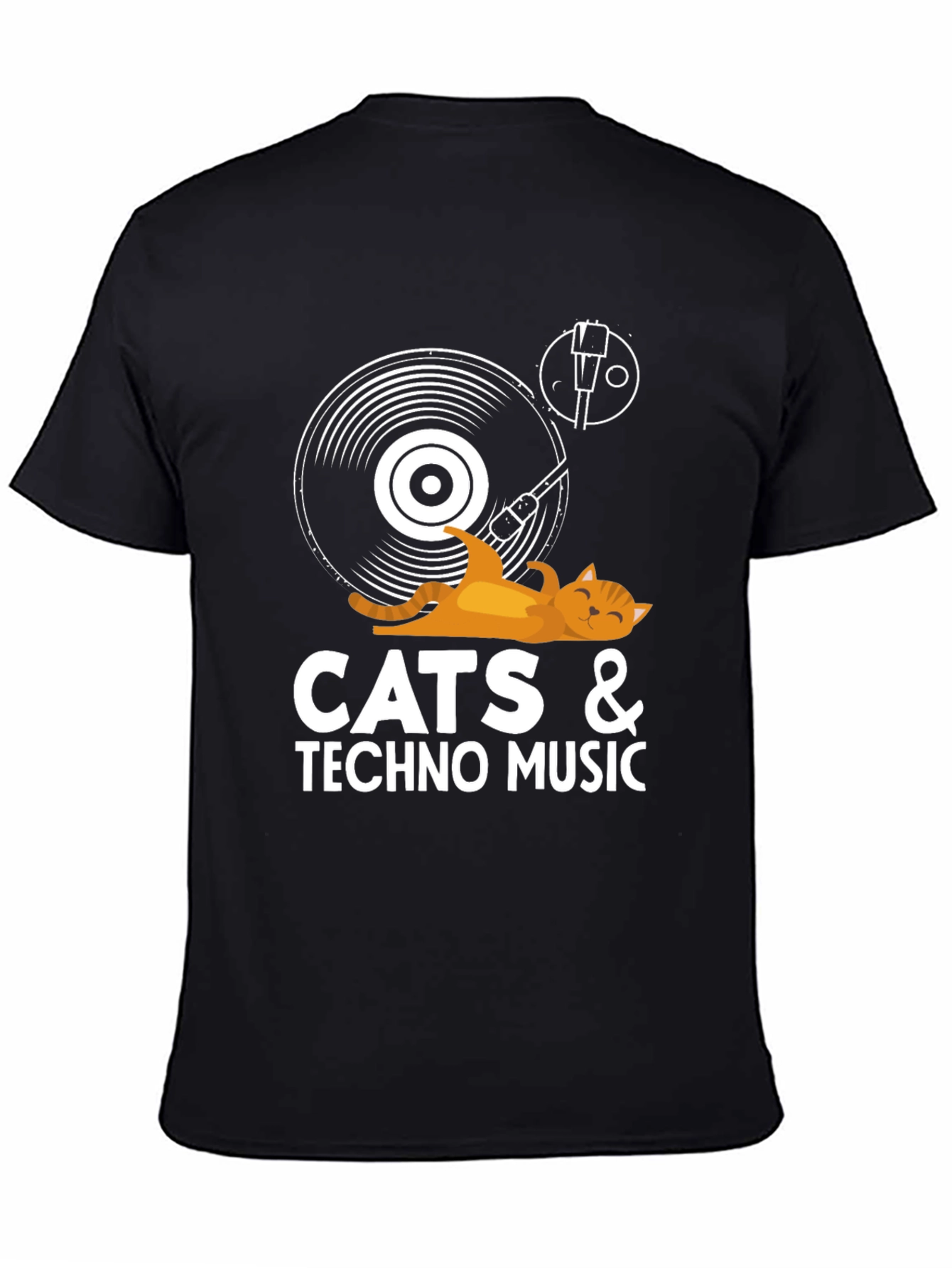 Cats & Techno Music T-Shirt