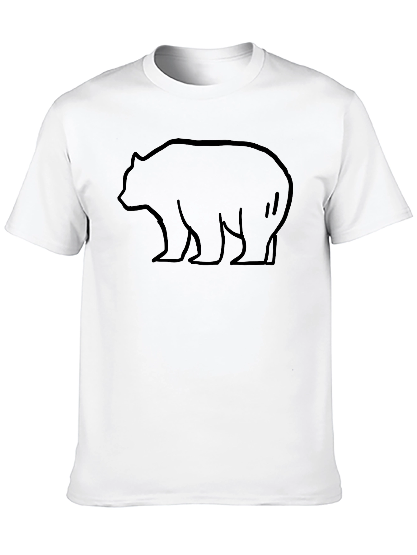 Black Bear Outline Graphic Tee