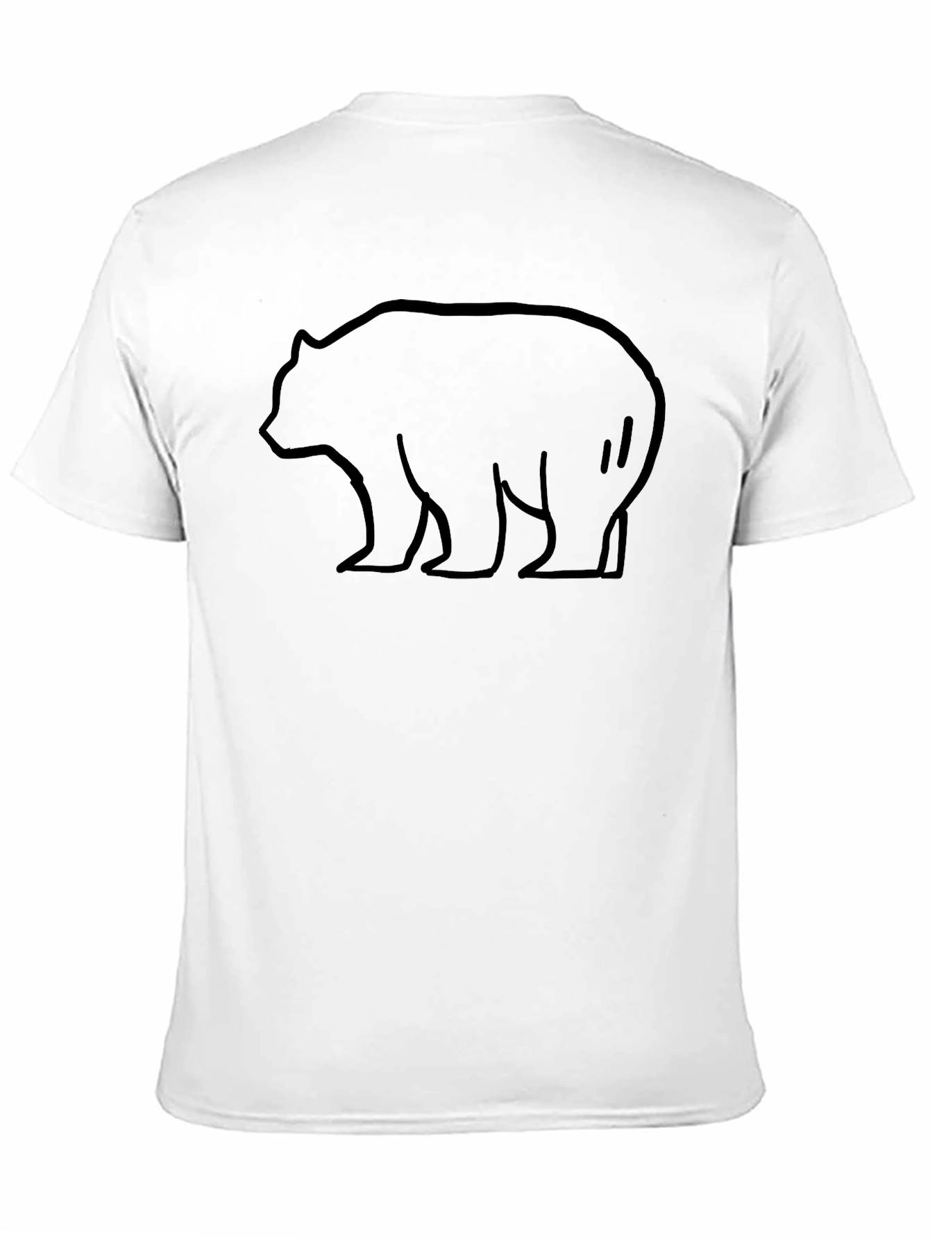 Black Bear Outline Graphic Tee