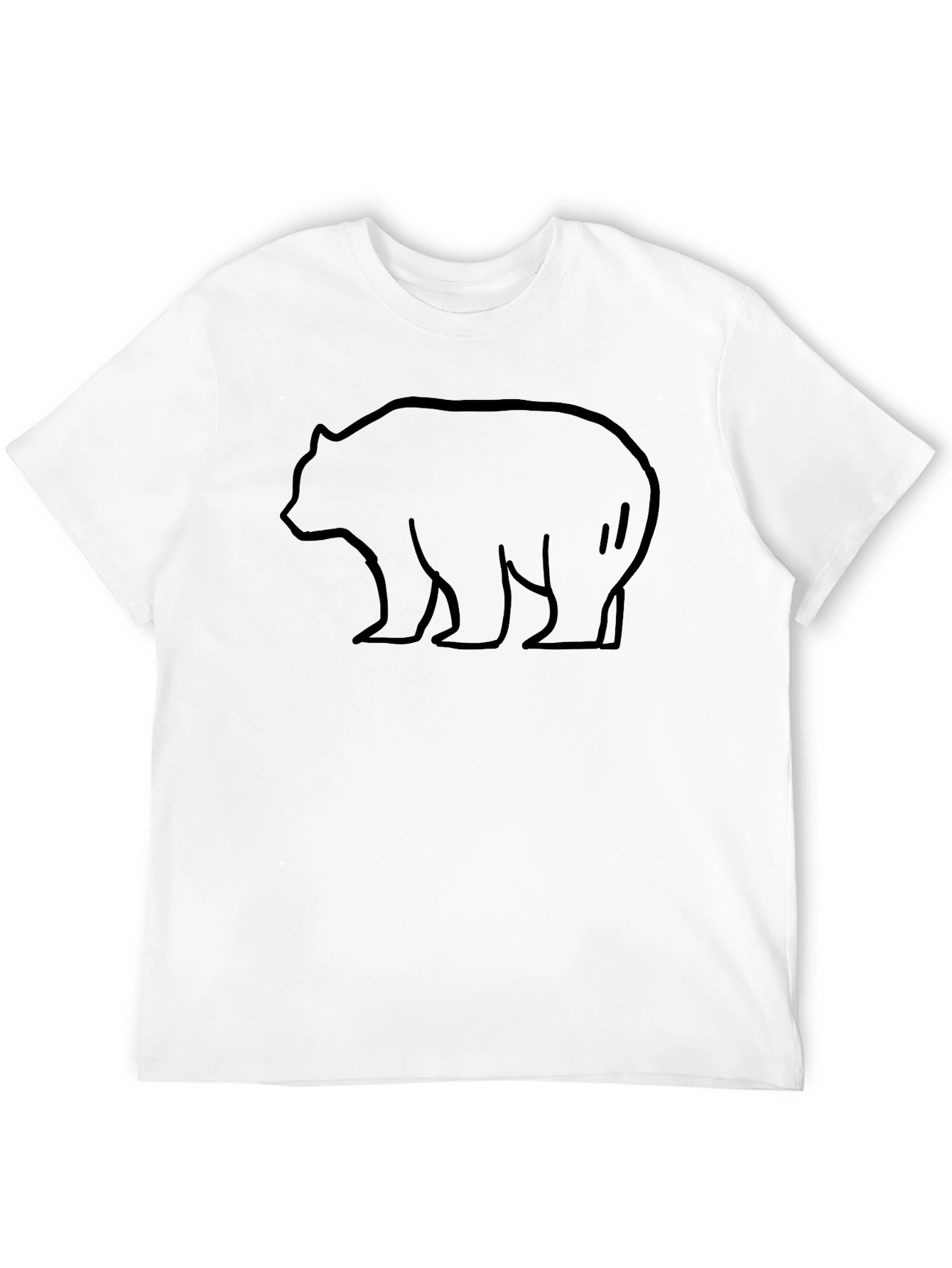 Black Bear Outline Graphic Tee